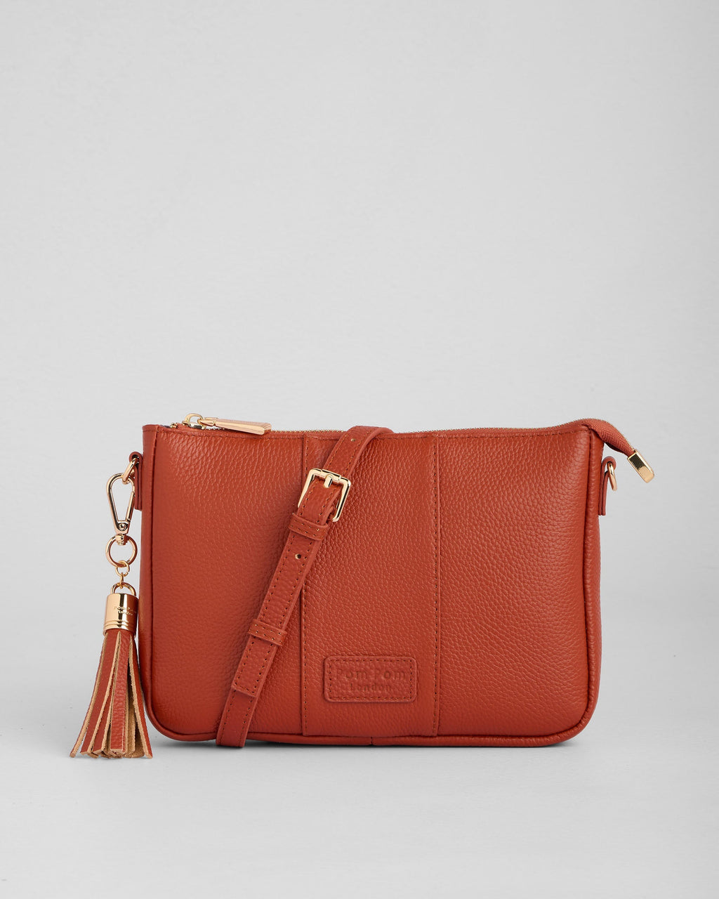Pom Pom London City Slim Bag Burnt Orange