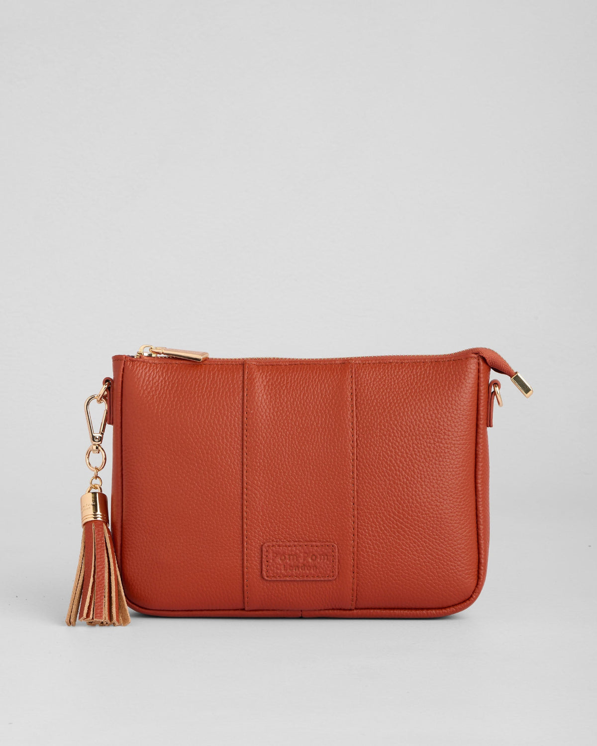 Pom Pom London City Slim Bag Burnt Orange