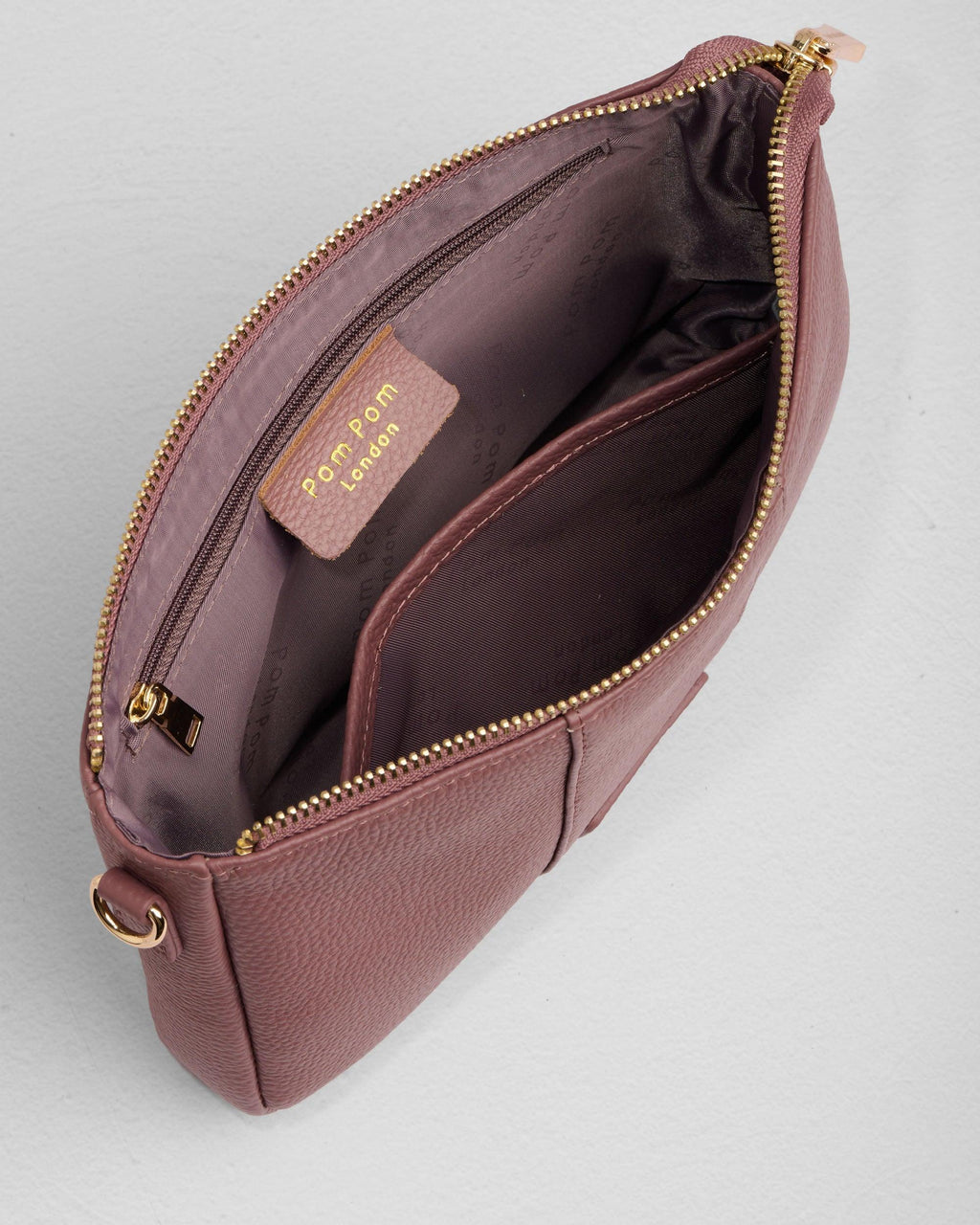 Pom Pom London City Slim Bag Dusky Orchid