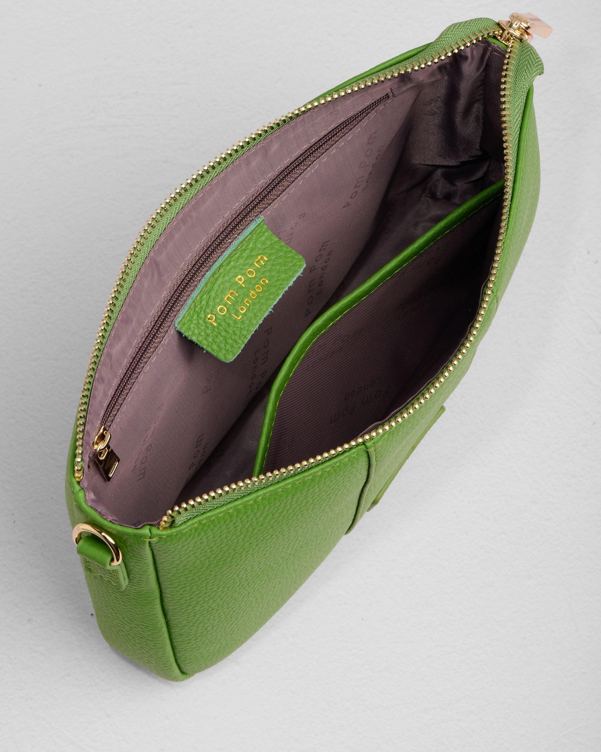 Pom Pom London City Slim Bag Frog Green