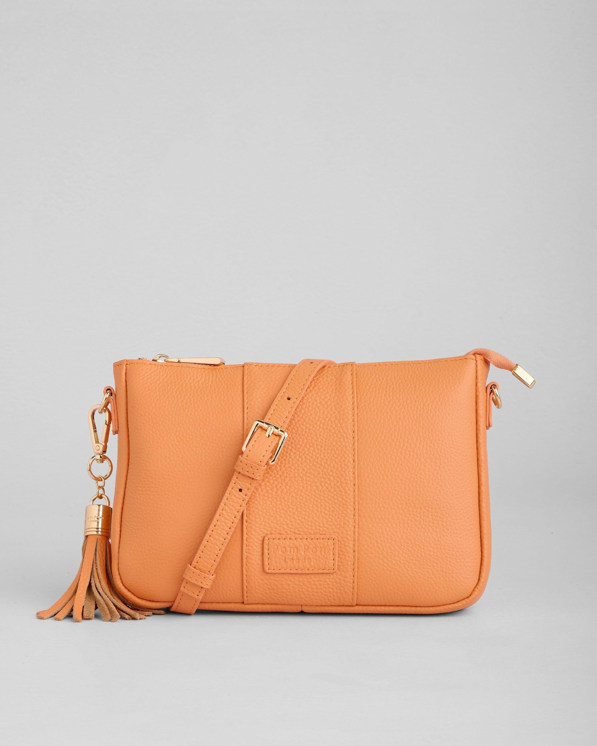 Pom Pom London City Slim Bag Mango Tango