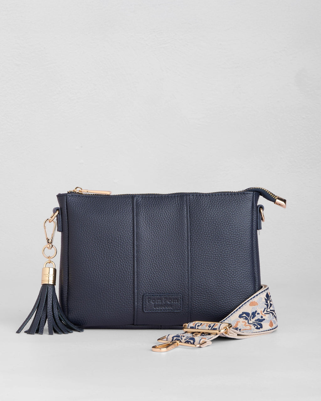 Pom Pom London City Slim Bag Navy