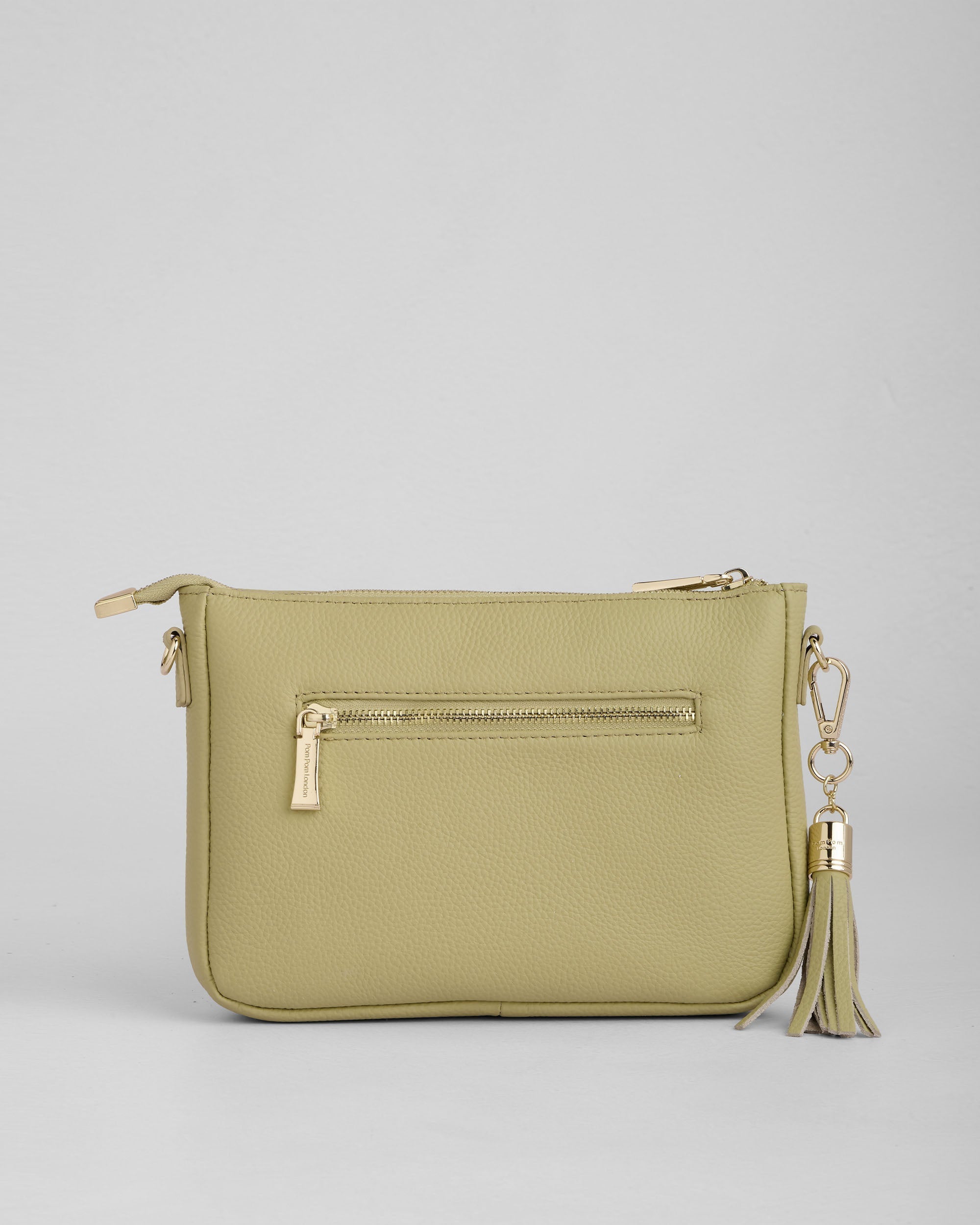 Pom Pom London City Slim Bag Pale Fern