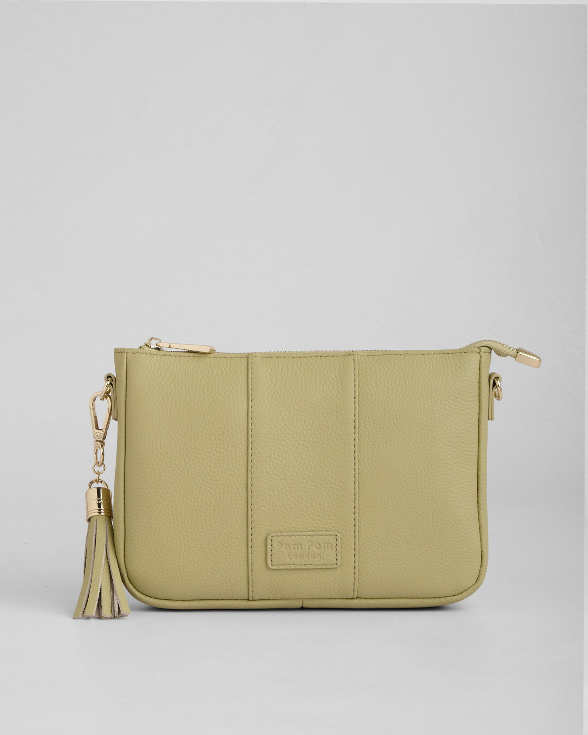 Pom Pom London City Slim Bag Pale Fern