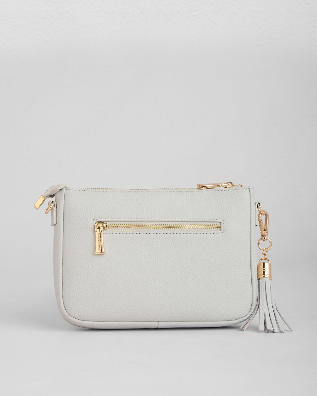 Pom Pom London City Slim Bag Salt Grey