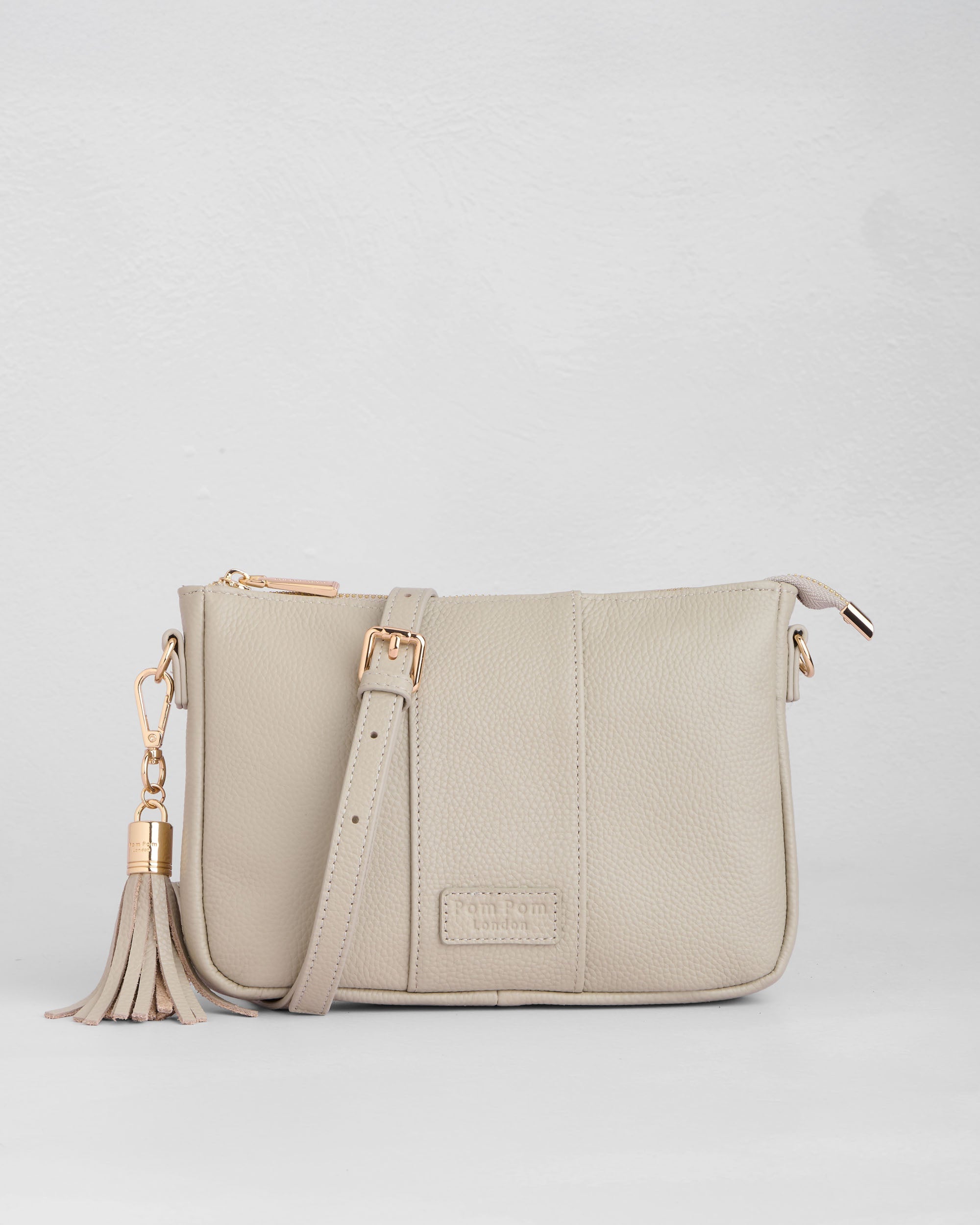 Pom Pom London City Slim Bag Stone