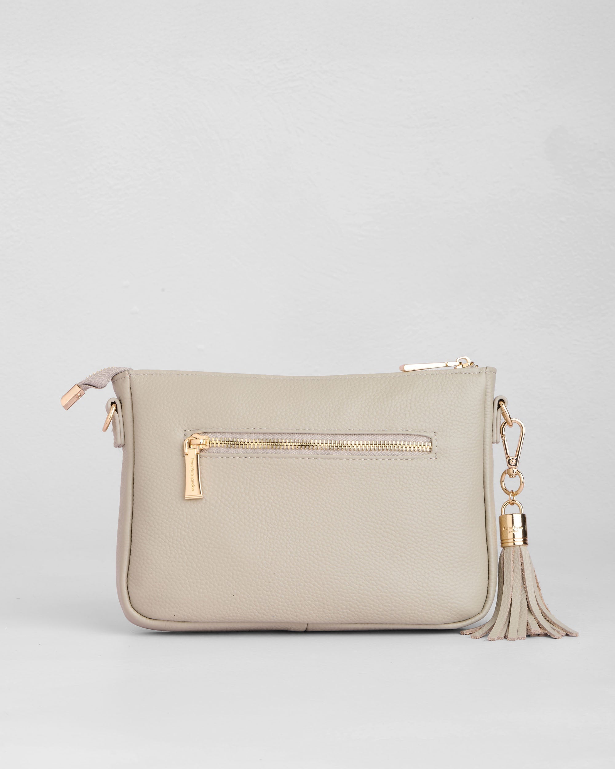 Pom Pom London City Slim Bag Stone