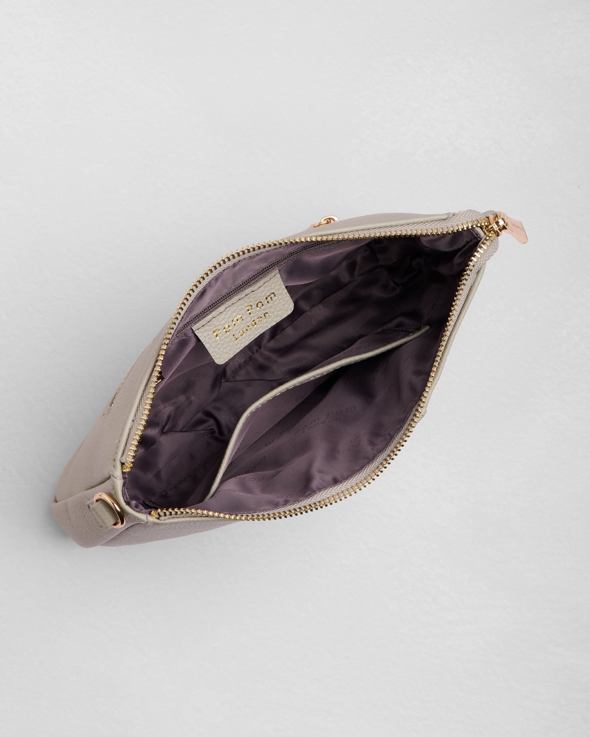 Pom Pom London City Slim Bag Stone