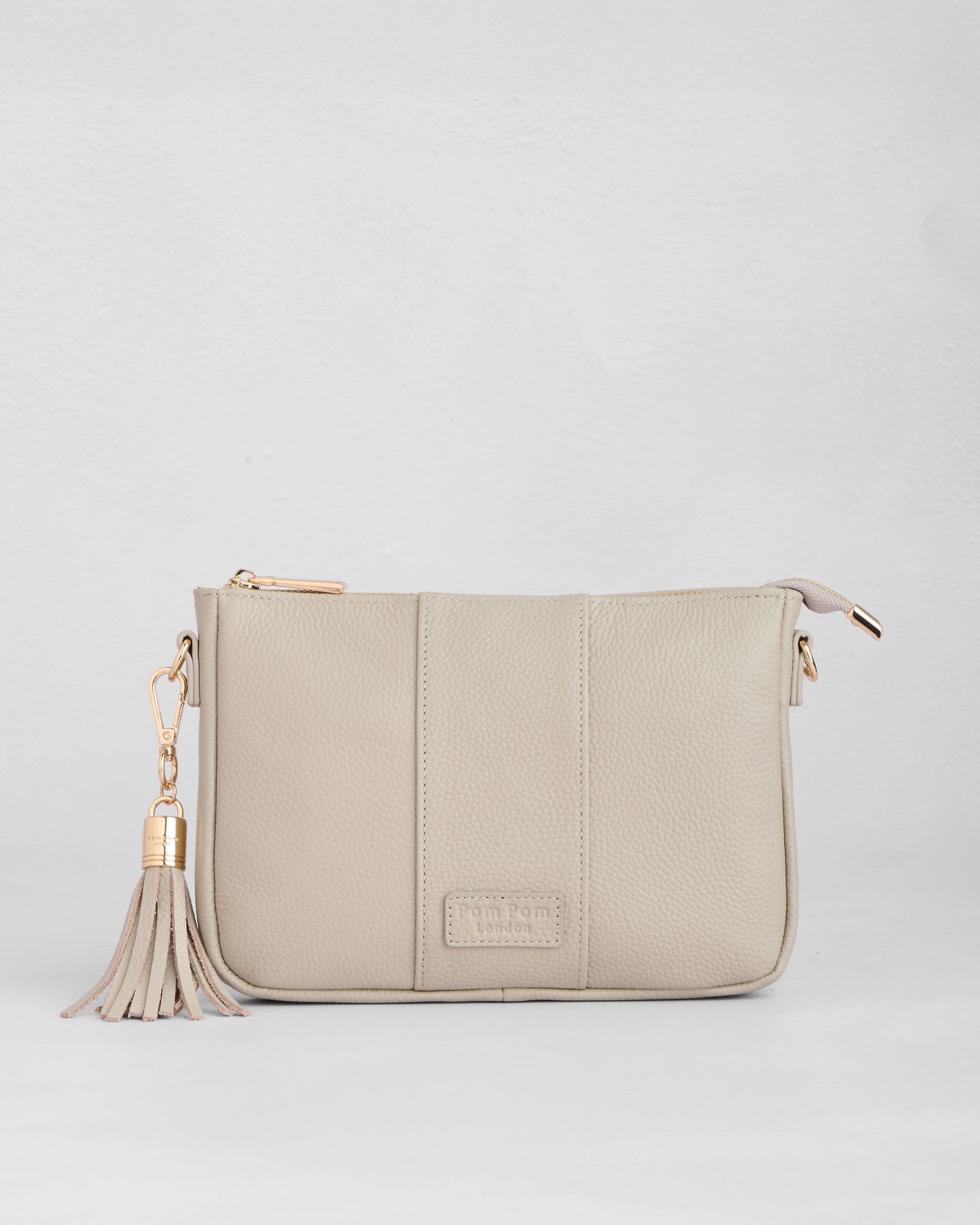 Pom Pom London City Slim Bag Stone
