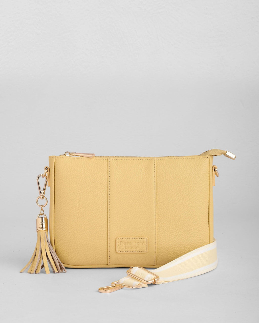 Pom Pom London City Slim Bag Straw