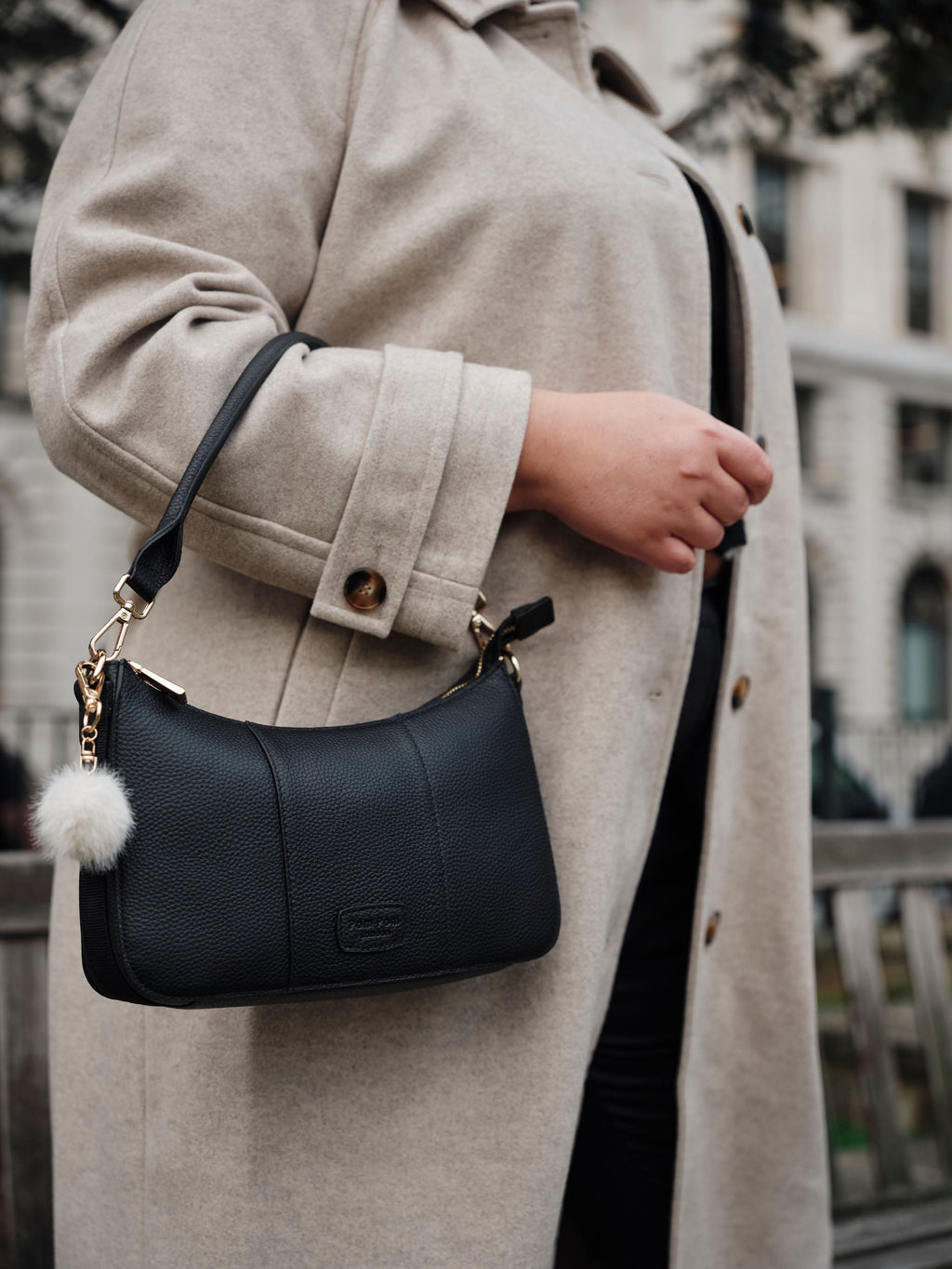 Pom Pom London Edgware Bag Black