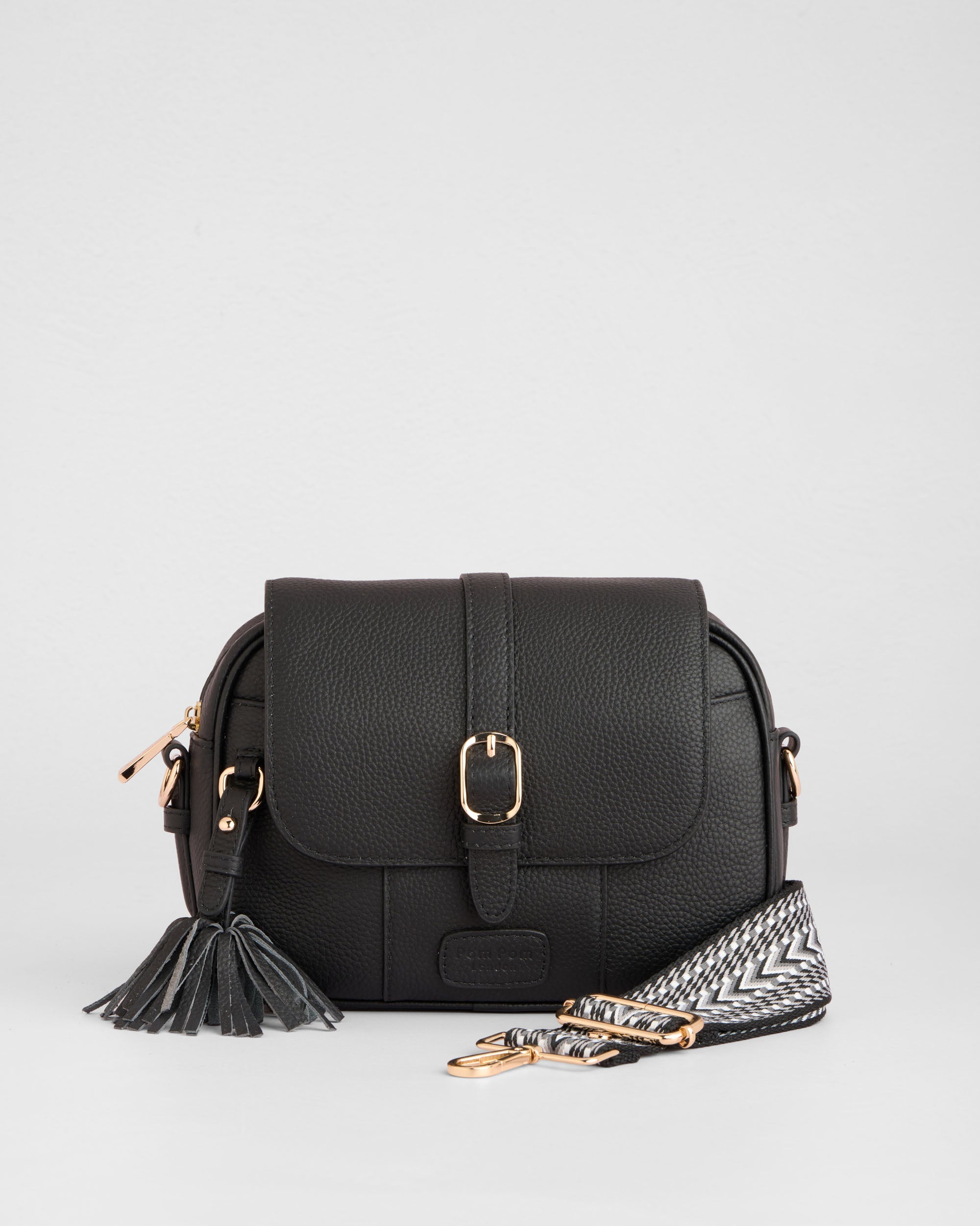 Pom Pom London Finsbury Bag Black