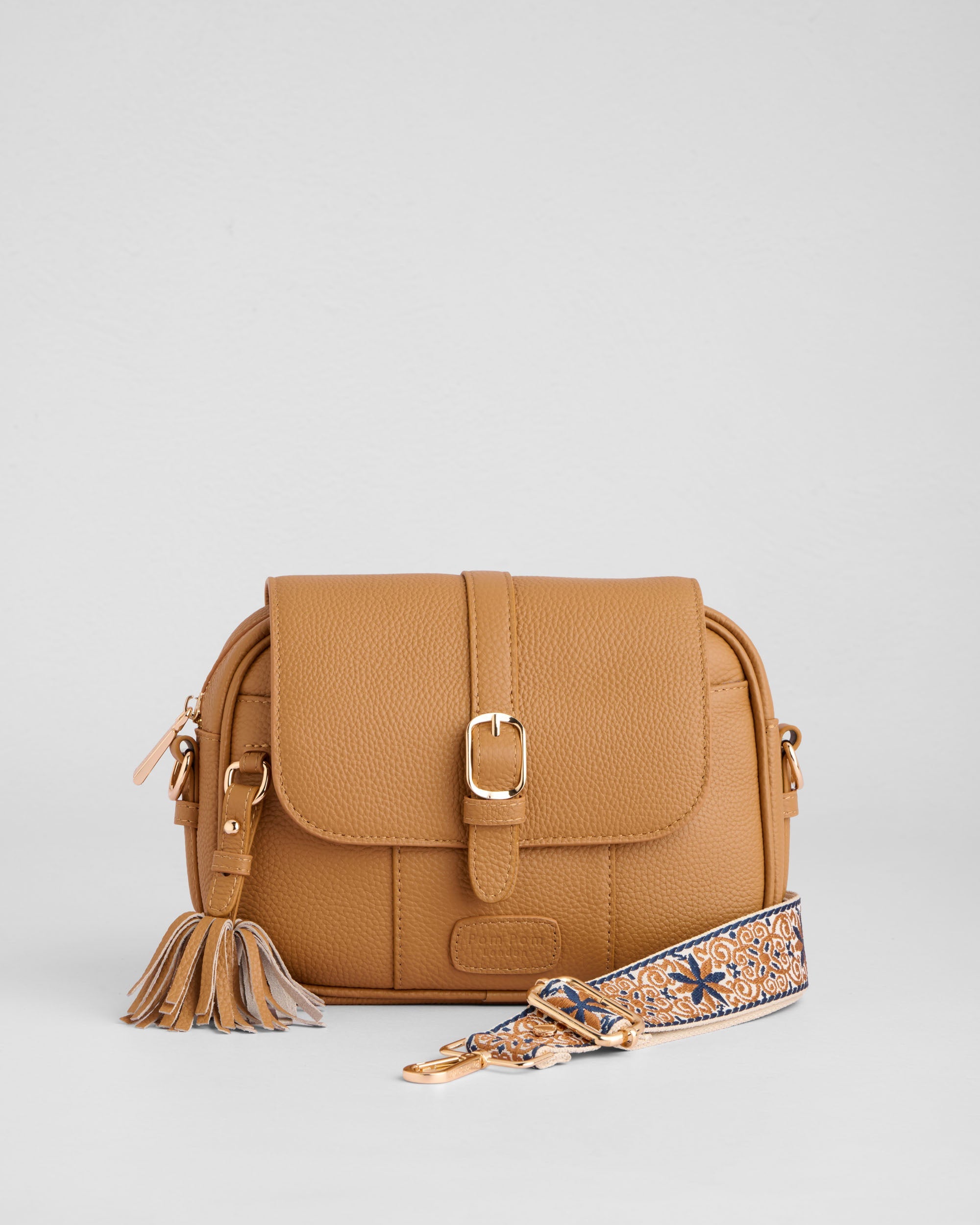 Pom Pom London Finsbury Bag Maple