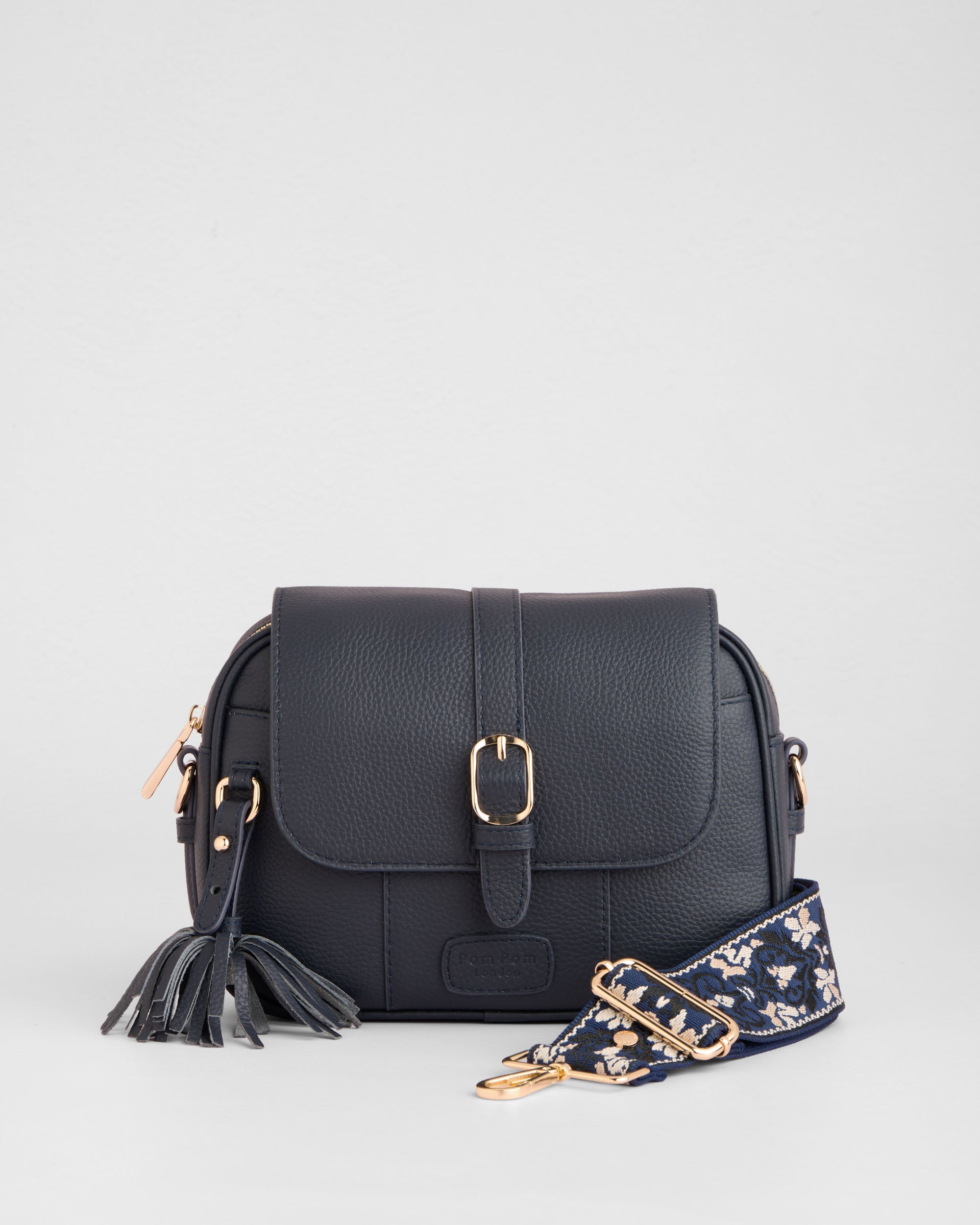 Pom Pom London Finsbury Bag Navy