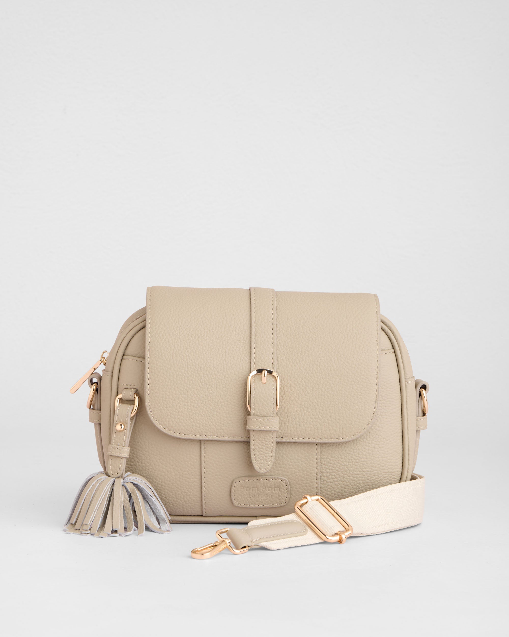 Pom Pom London Finsbury Bag Stone