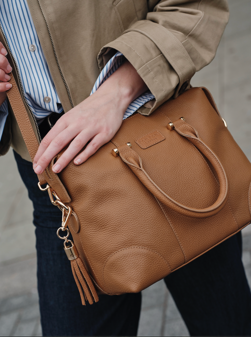 Pom Pom London Greenwich Bag Maple