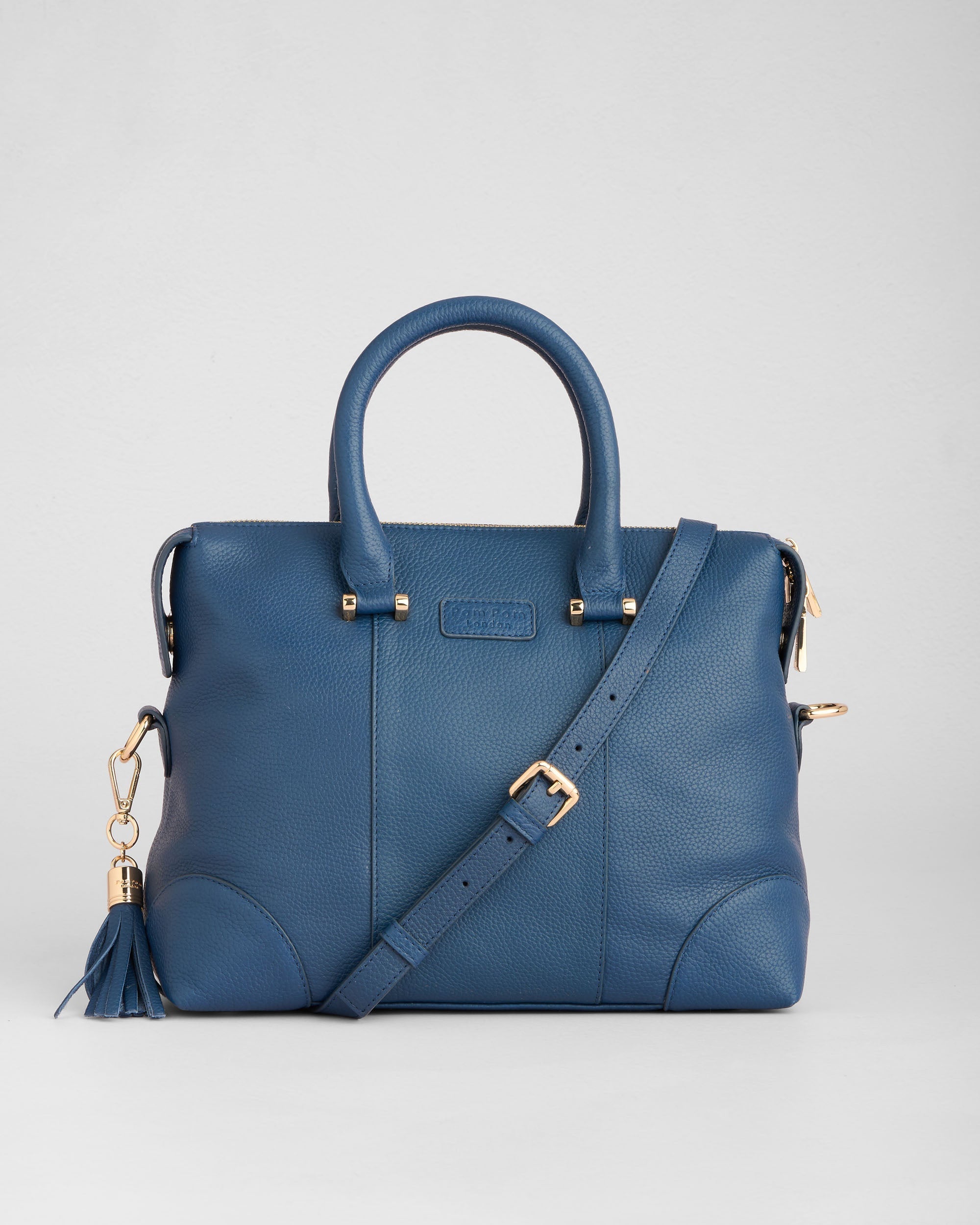 Pom Pom London Greenwich Bag Moonlight Blue