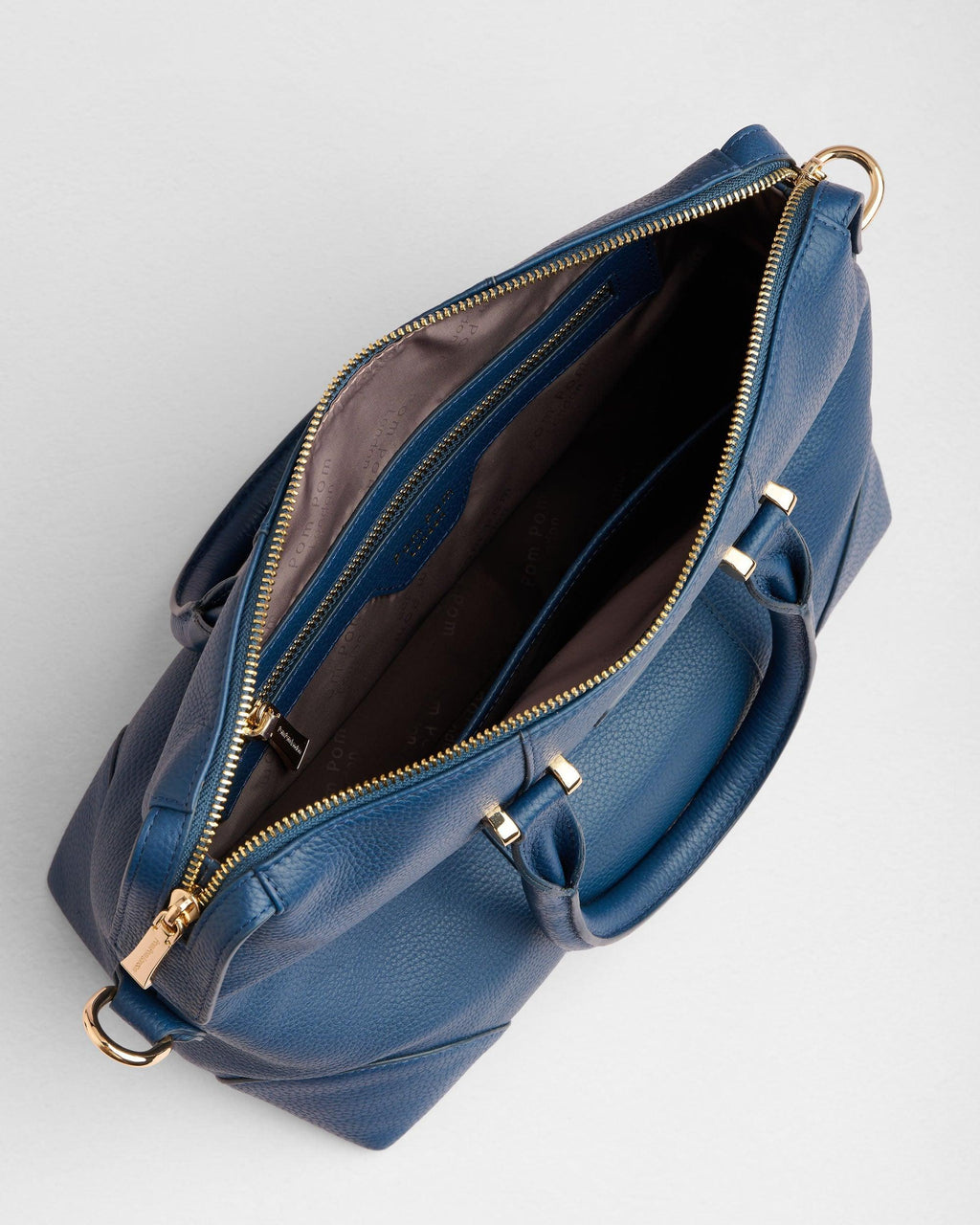 Pom Pom London Greenwich Bag Moonlight Blue
