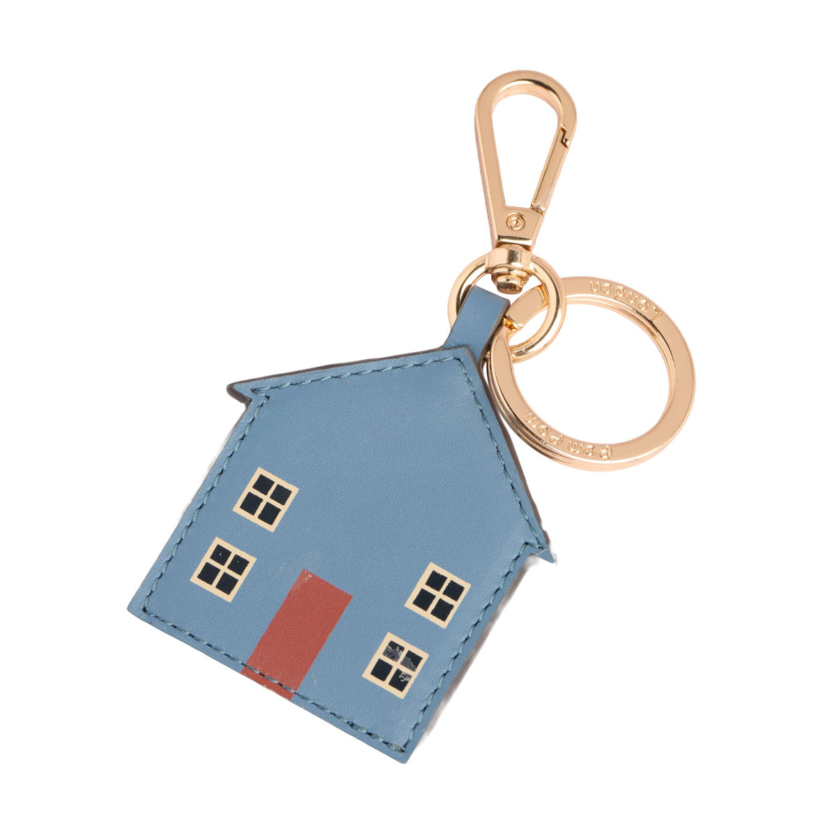 Pom Pom London House Keyring Blue