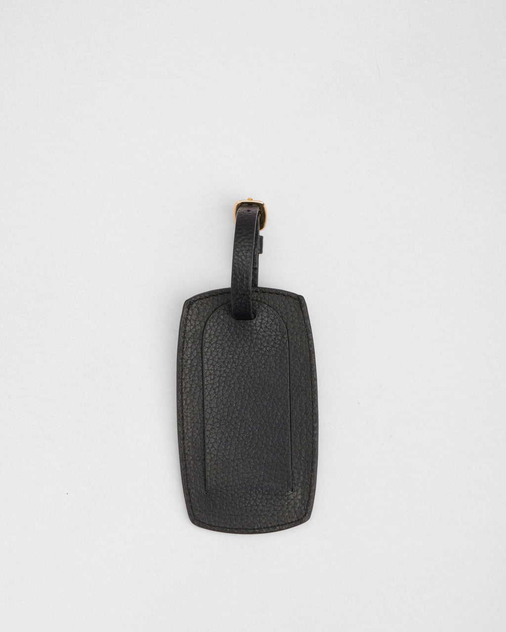 Pom Pom London Luggage Tag Black