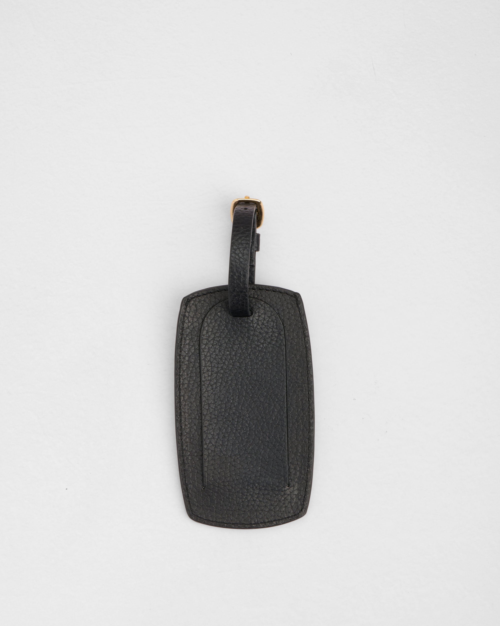 Pom Pom London Luggage Tag Black
