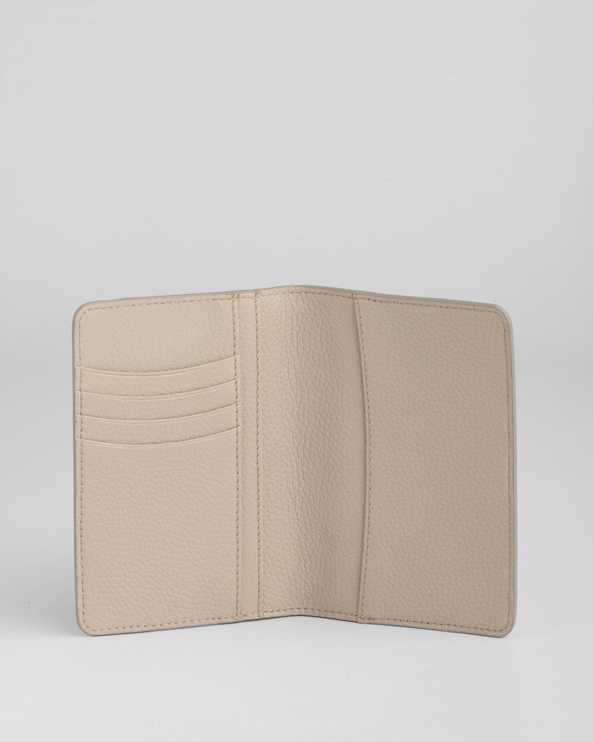 Pom Pom London Passport Holder Stone