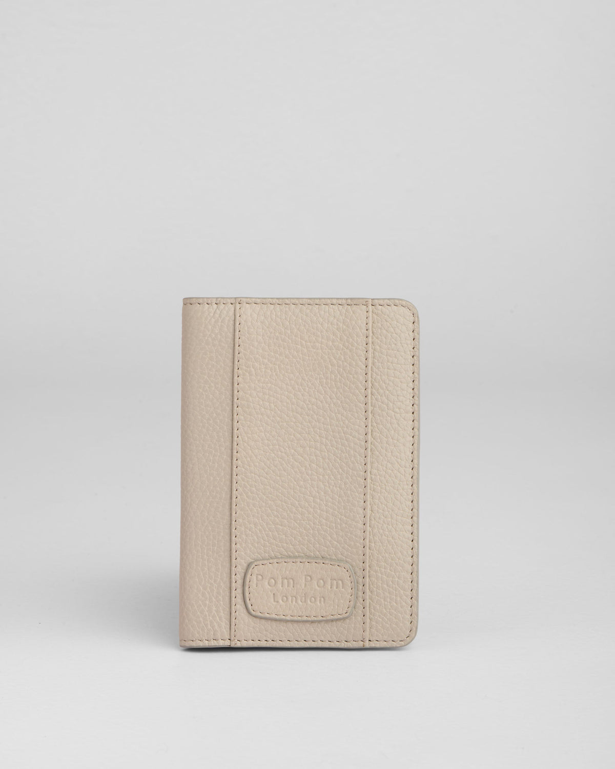 Pom Pom London Passport Holder Stone