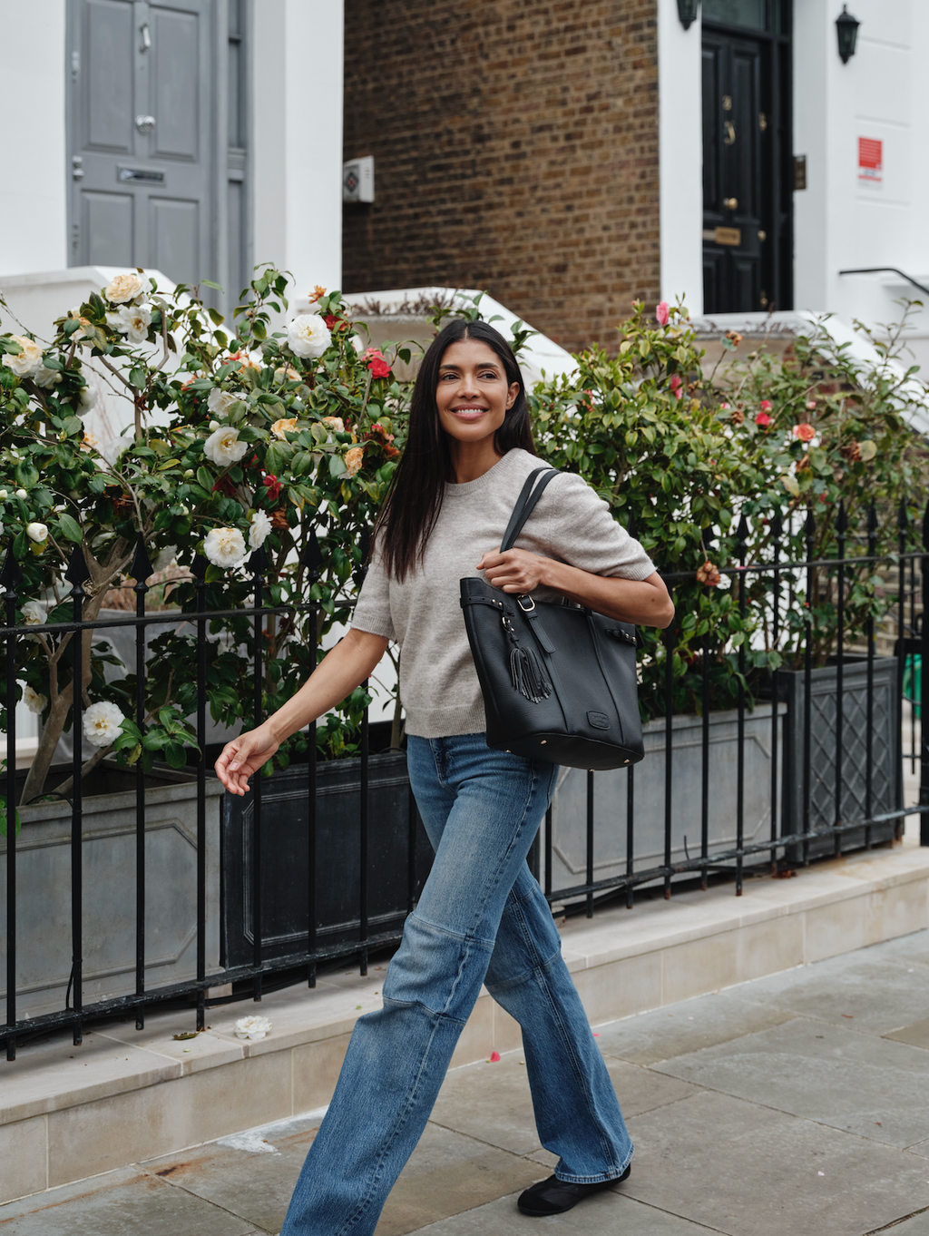 Pom Pom London Pelham Tote Bag Black