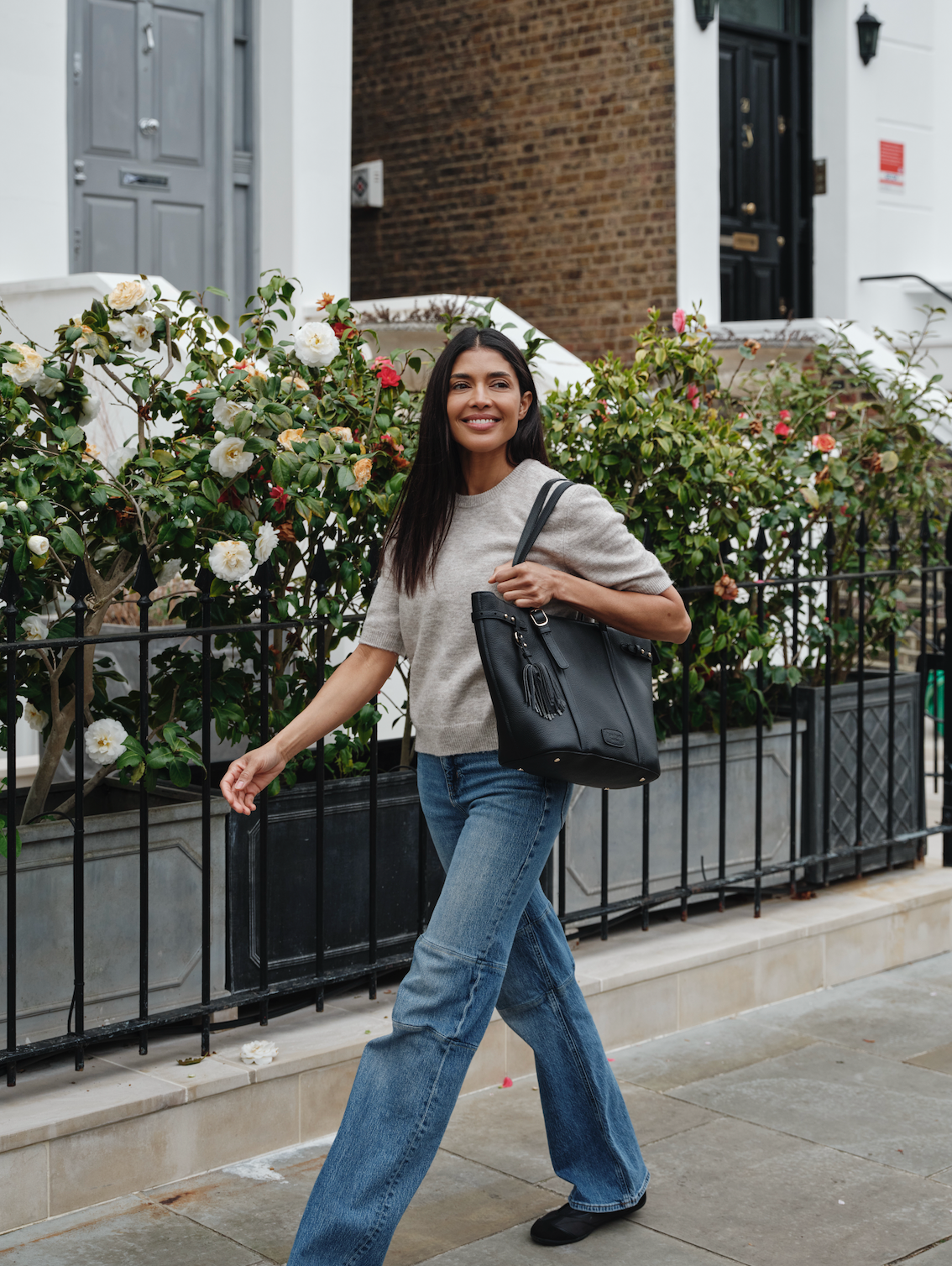Pom Pom London Pelham Tote Bag Black