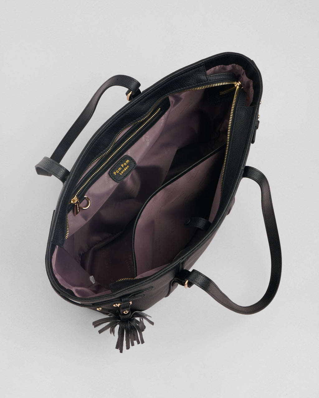 Pom Pom London Pelham Tote Bag Black