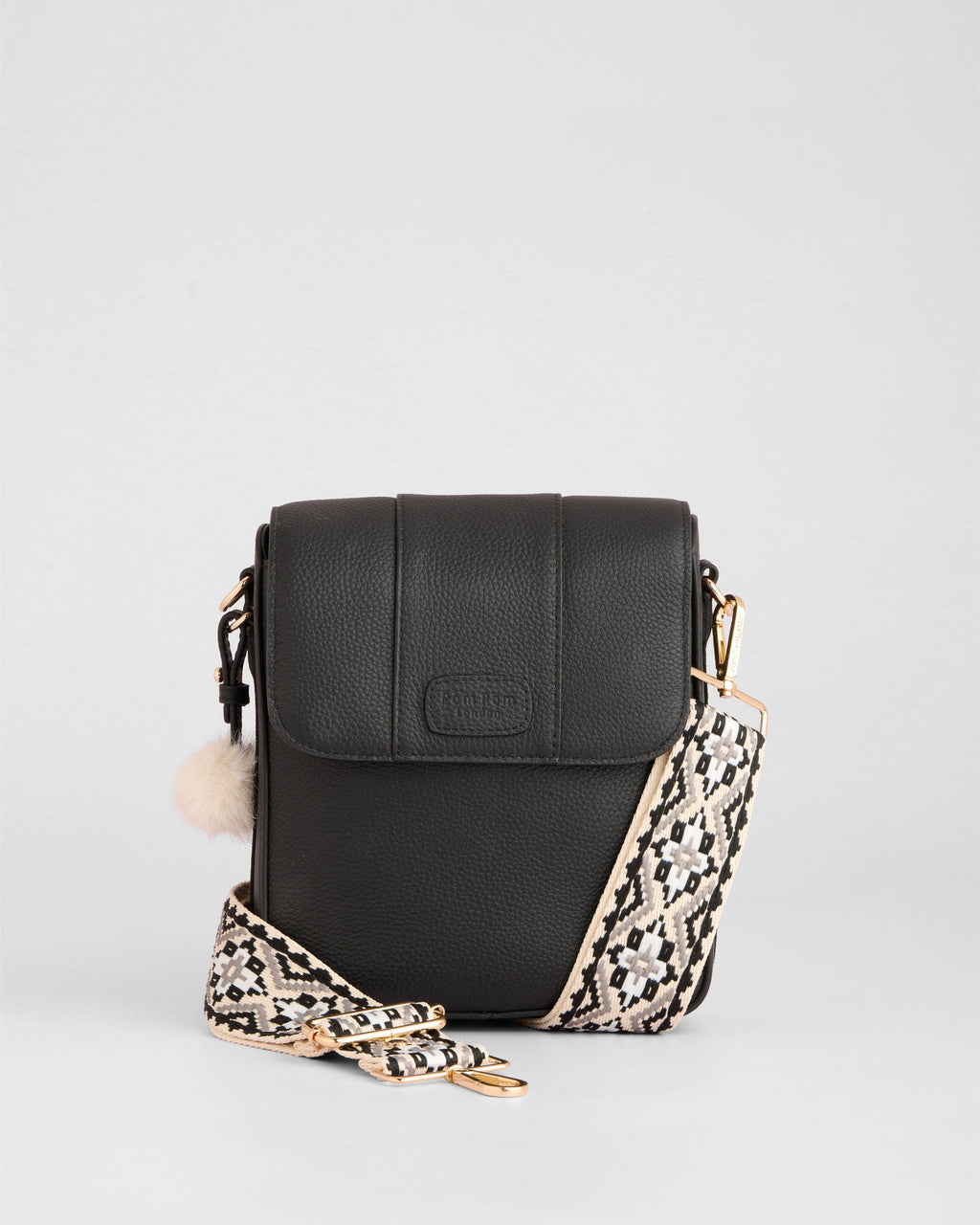 Pom Pom London Portman Bag Black