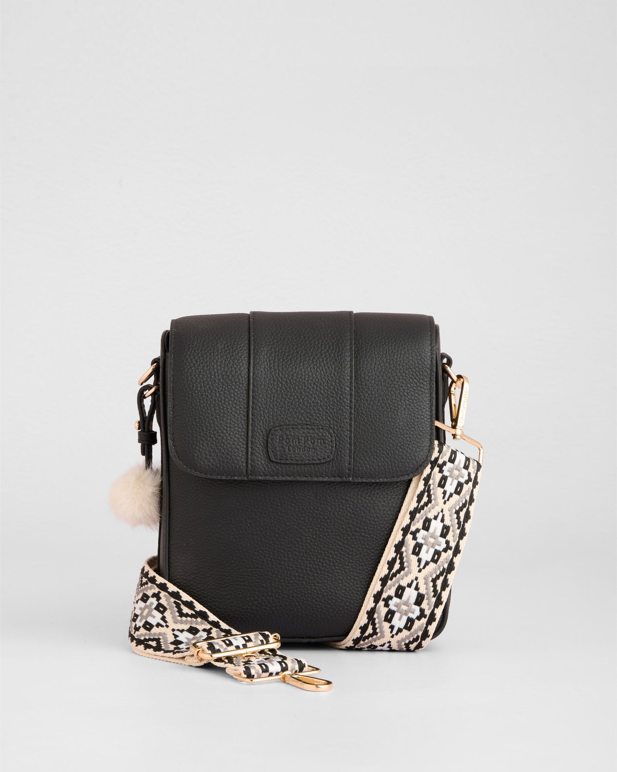 Pom Pom London Portman Bag Black