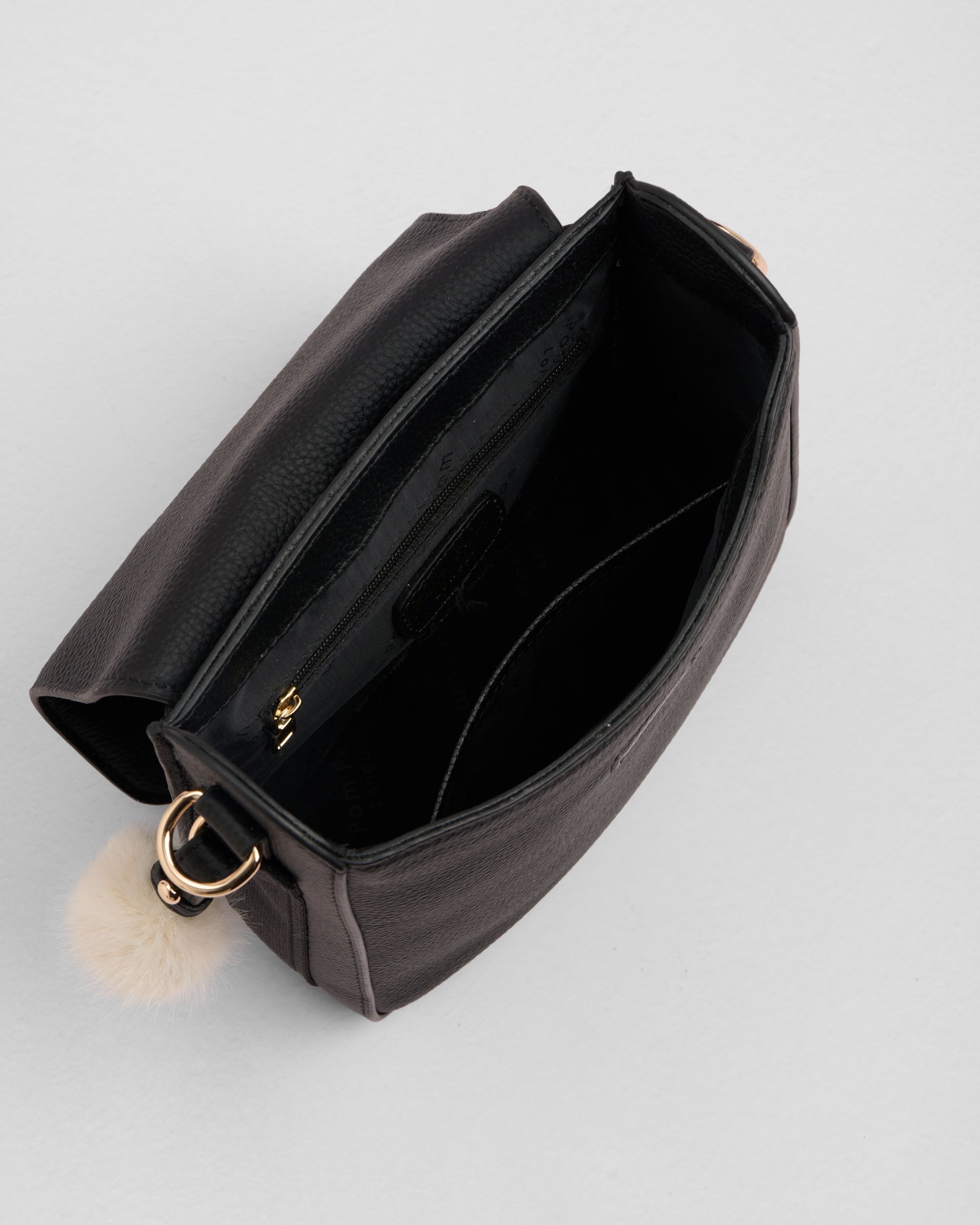 Pom Pom London Portman Bag Black