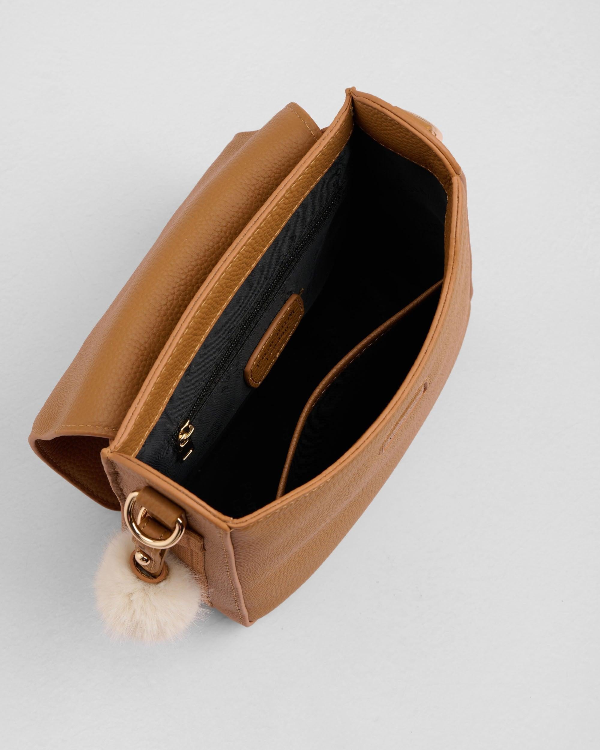 Pom Pom London Portman Bag Maple