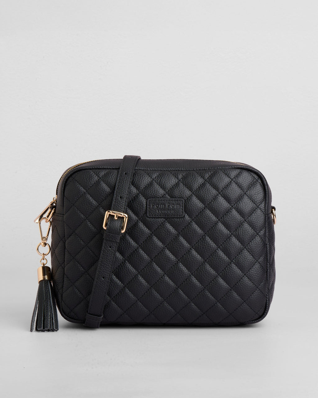 Pom Pom London Quilted City Plus Bag Black