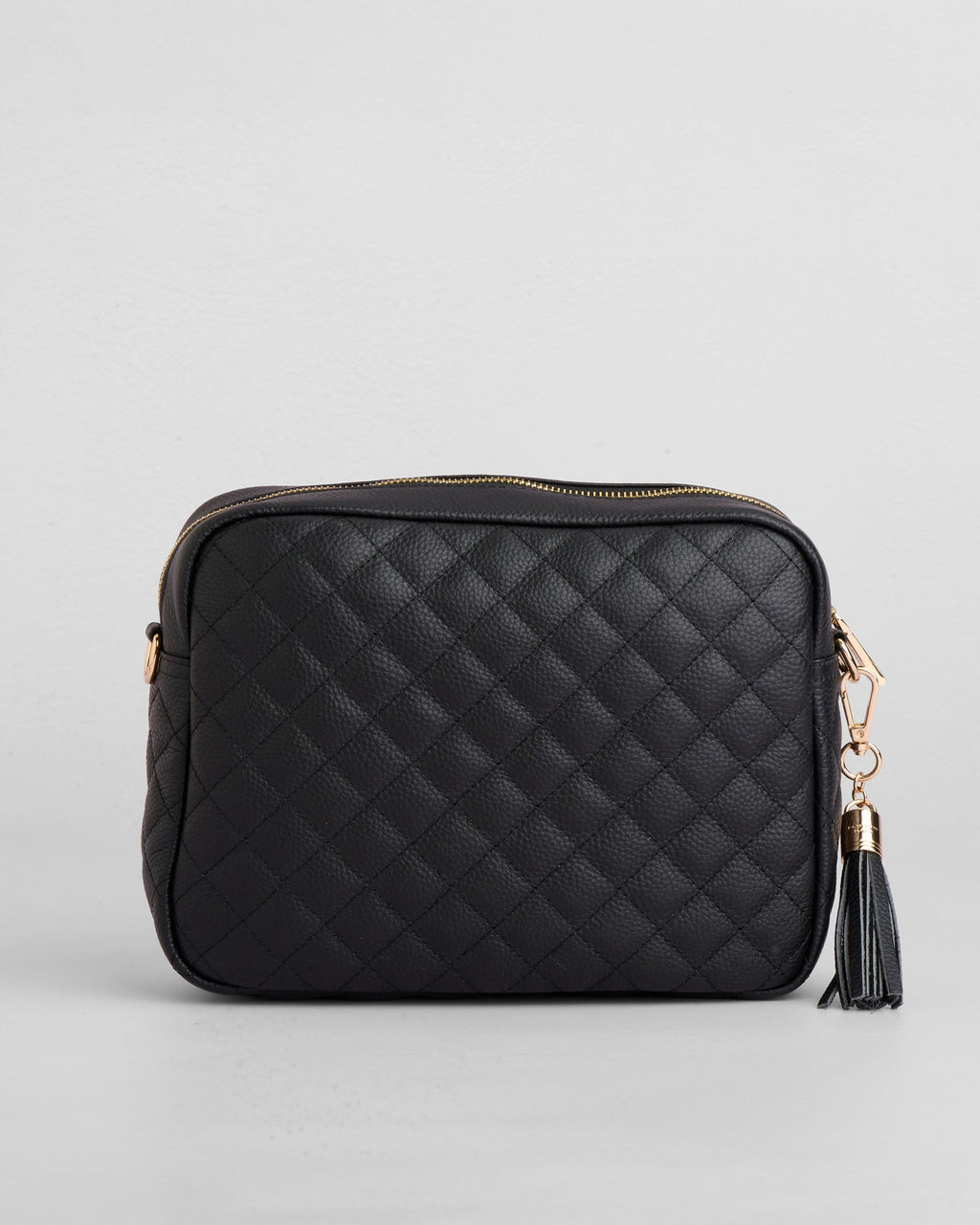 Pom Pom London Quilted City Plus Bag Black