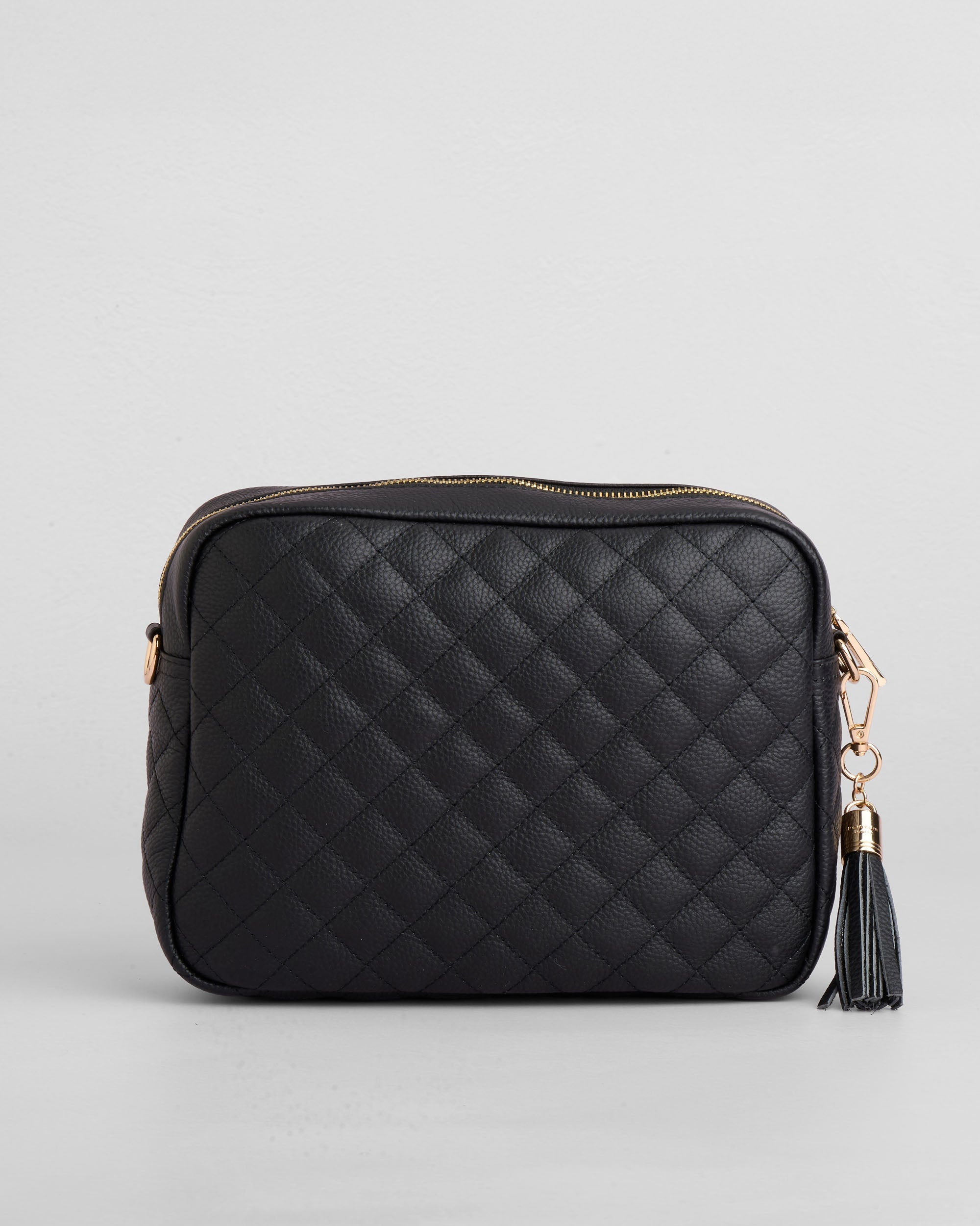 Pom Pom London Quilted City Plus Bag Black