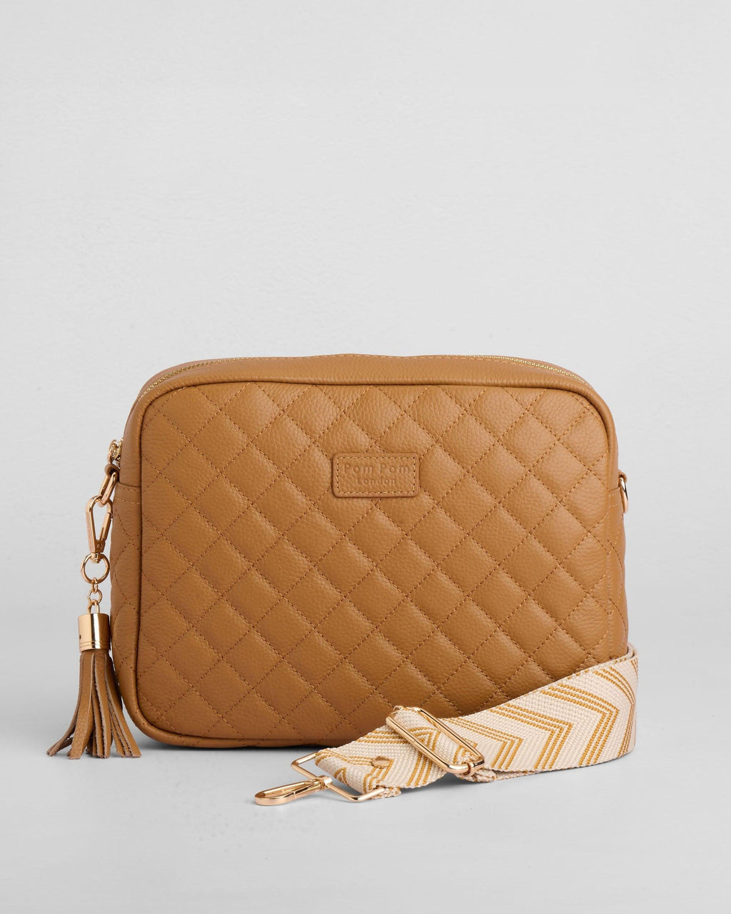 Pom Pom London Quilted City Plus Bag Maple