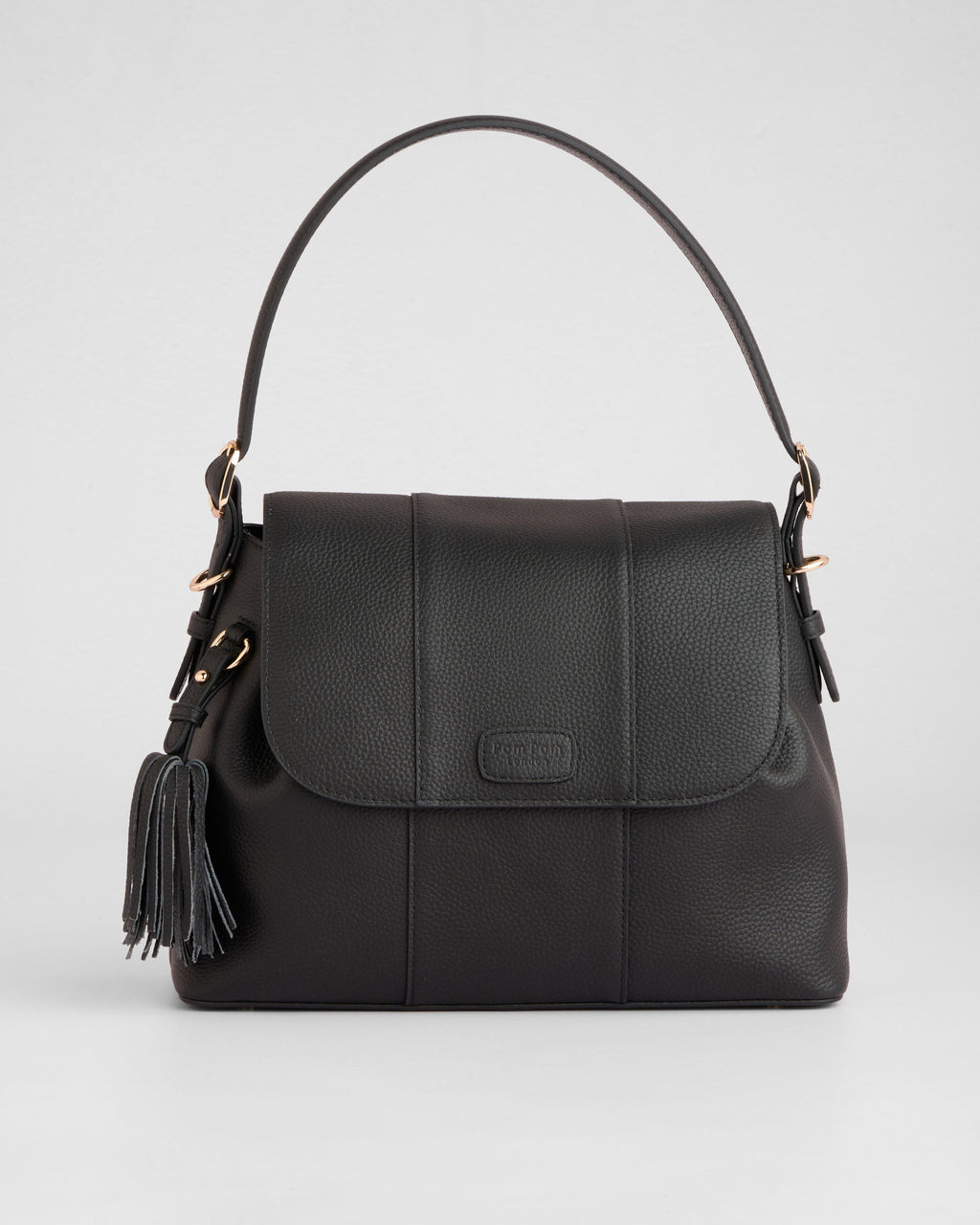Pom Pom London Strand Bag Black