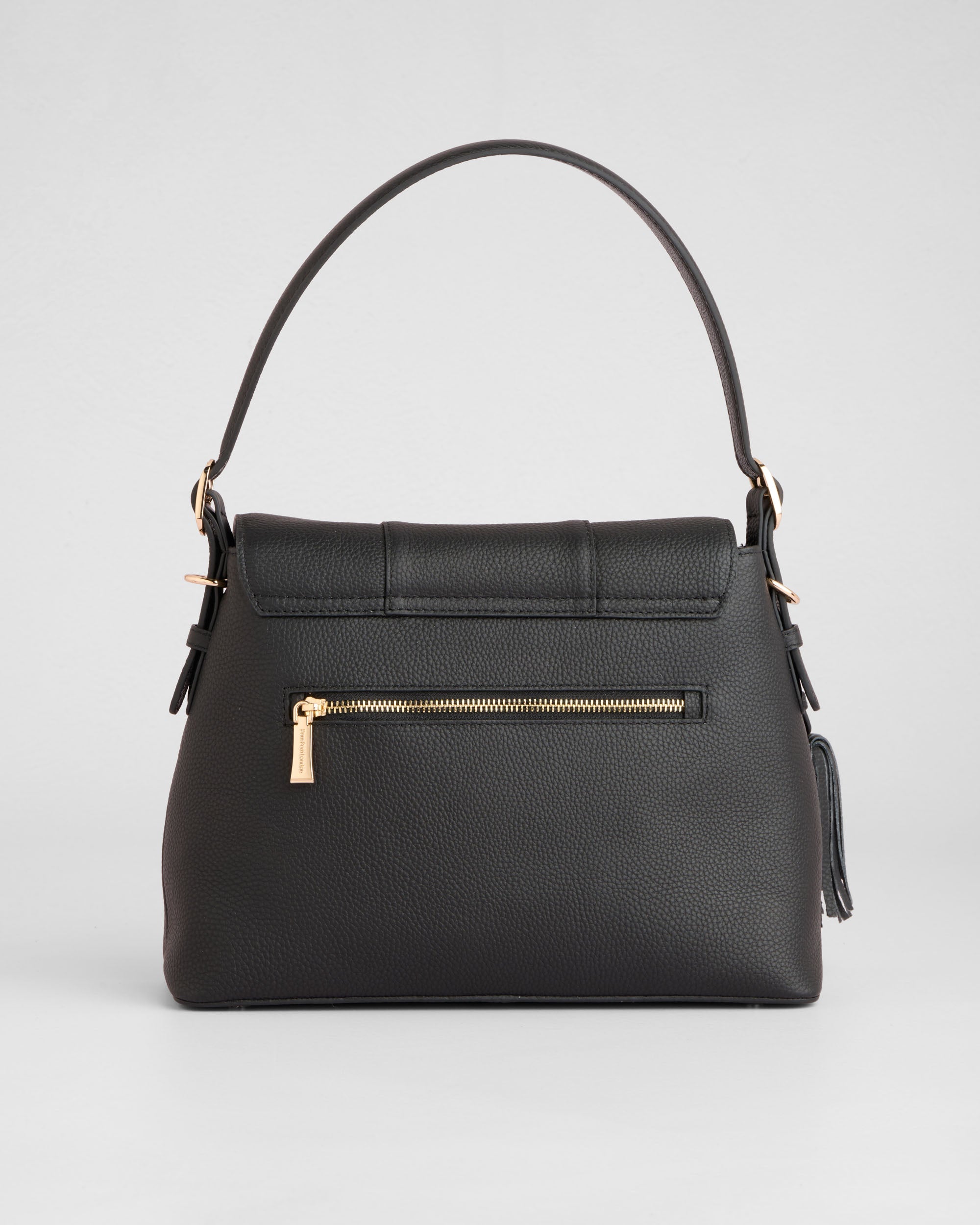 Pom Pom London Strand Bag Black