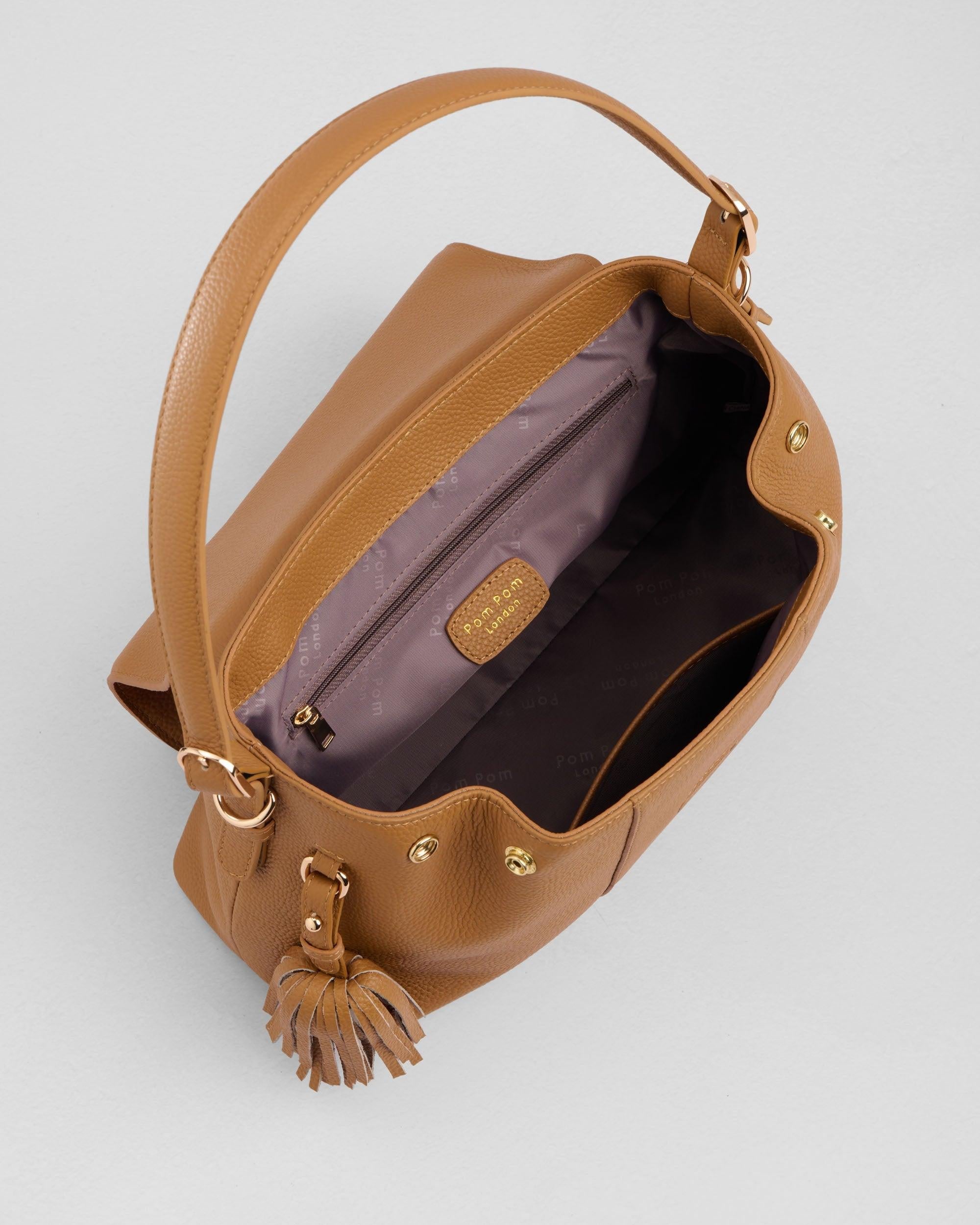Pom Pom London Strand Bag Maple