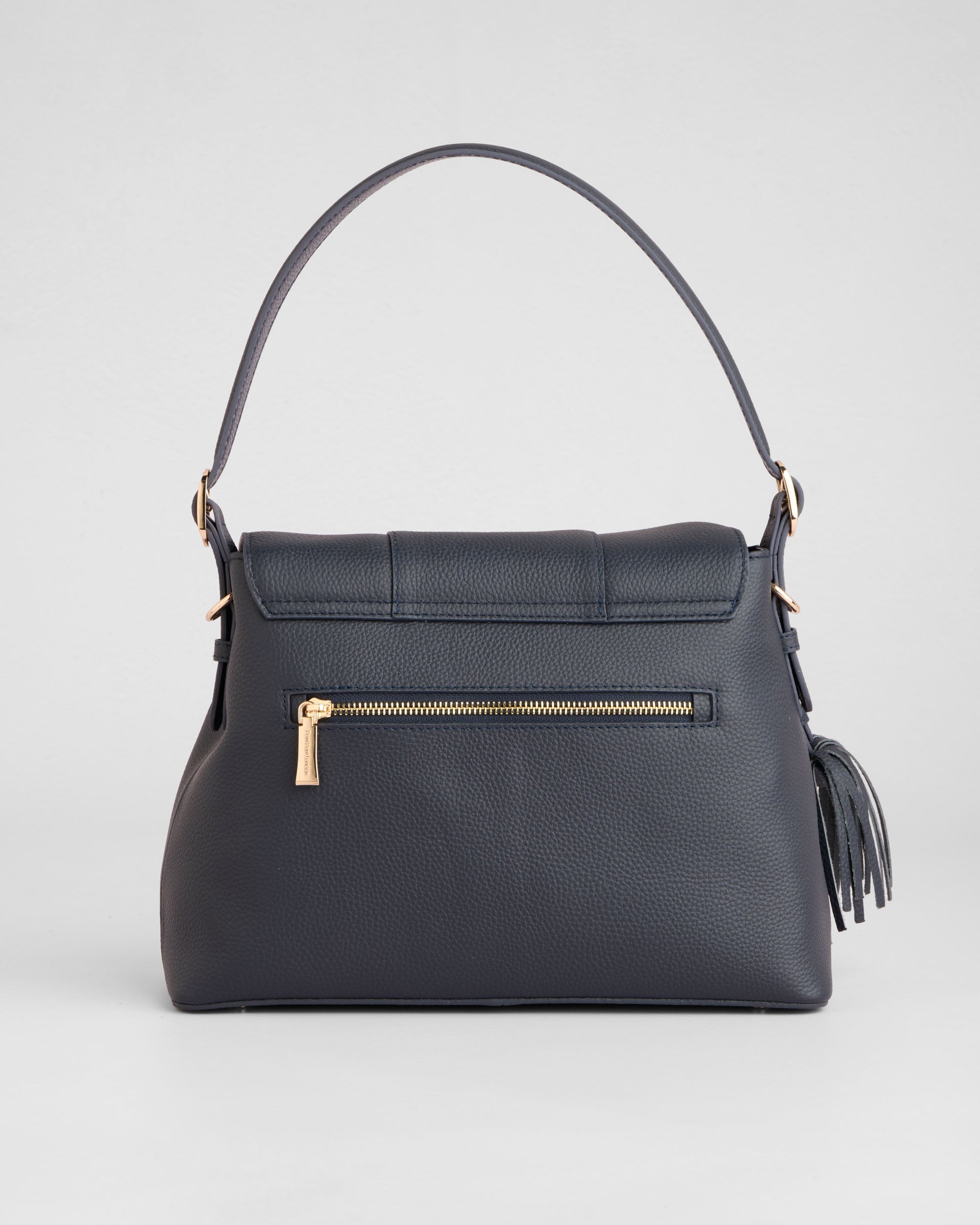 Pom Pom London Strand Bag Navy