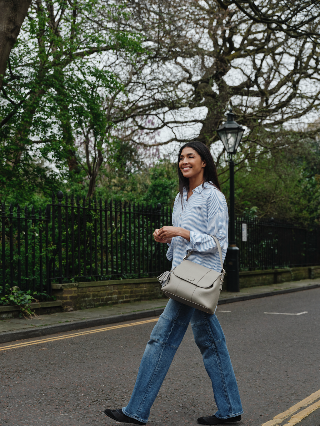 Pom Pom London Strand Bag Stone