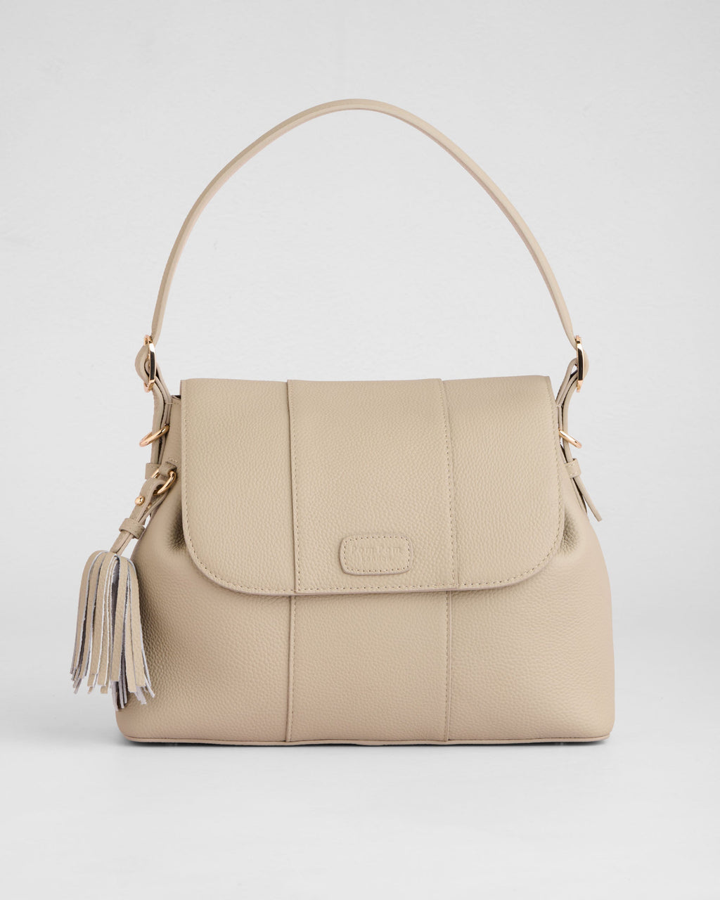 Pom Pom London Strand Bag Stone