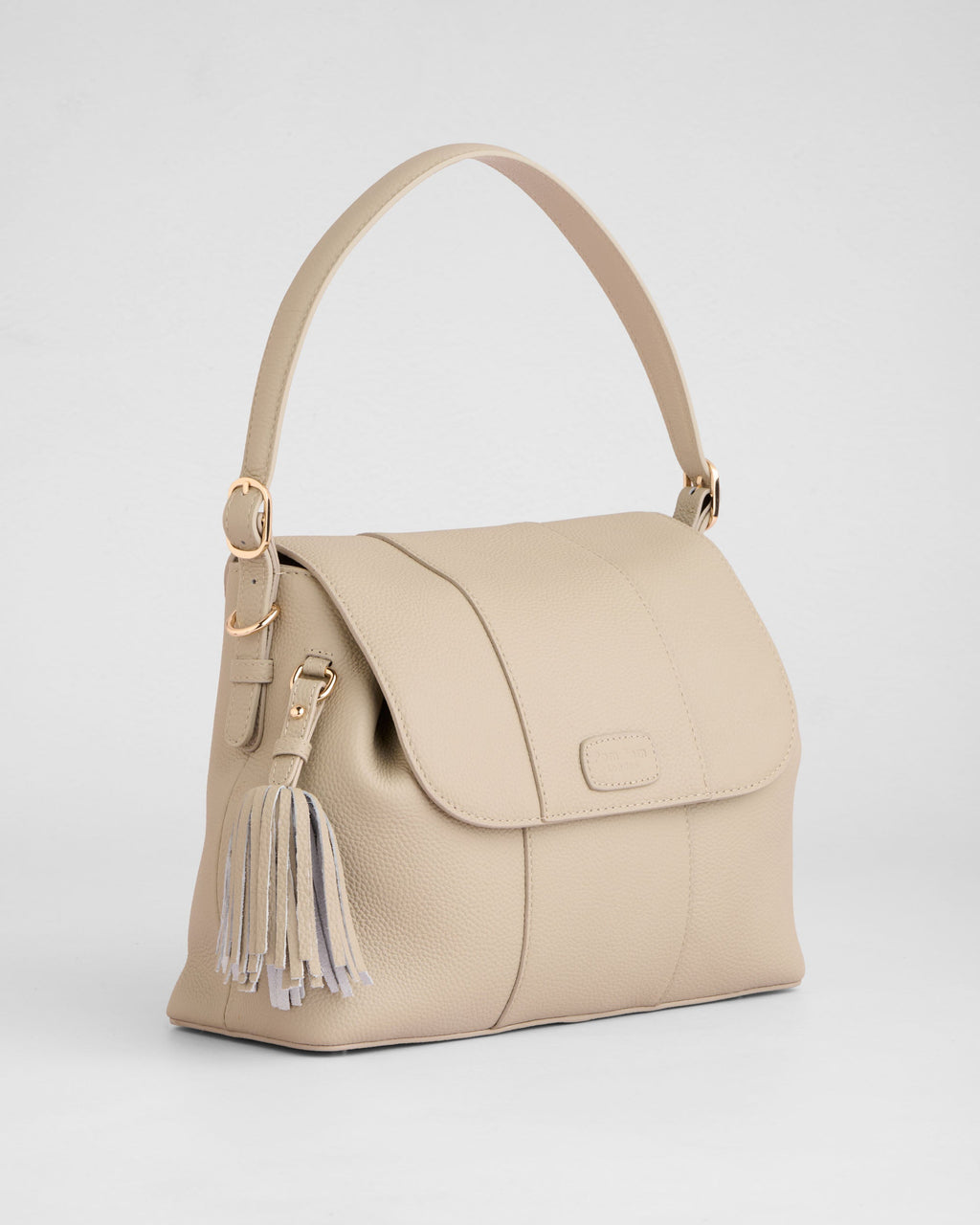 Pom Pom London Strand Bag Stone