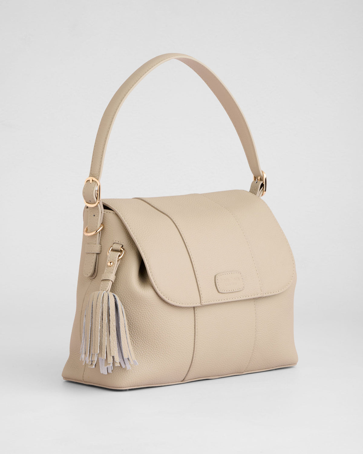 Pom Pom London Strand Bag Stone