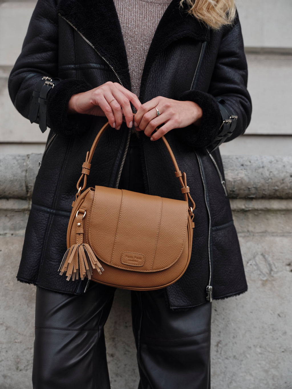 Pom Pom London Wilmington Bag Maple