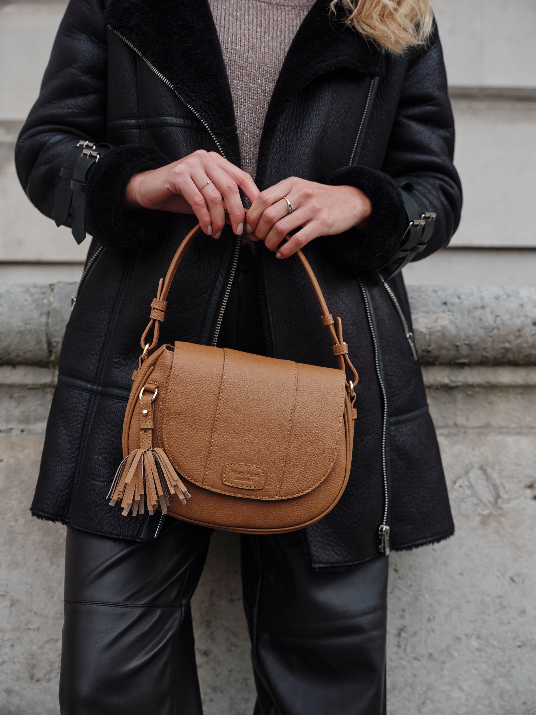 Pom Pom London Wilmington Bag Maple