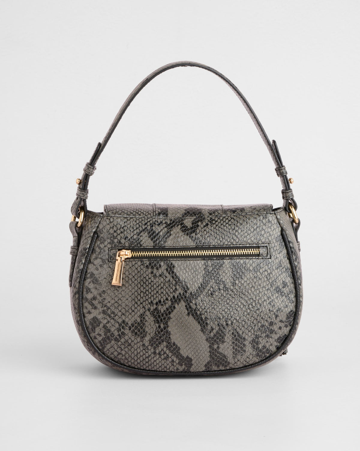 Pom Pom London Wilmington Bag Snake Effect Black 2