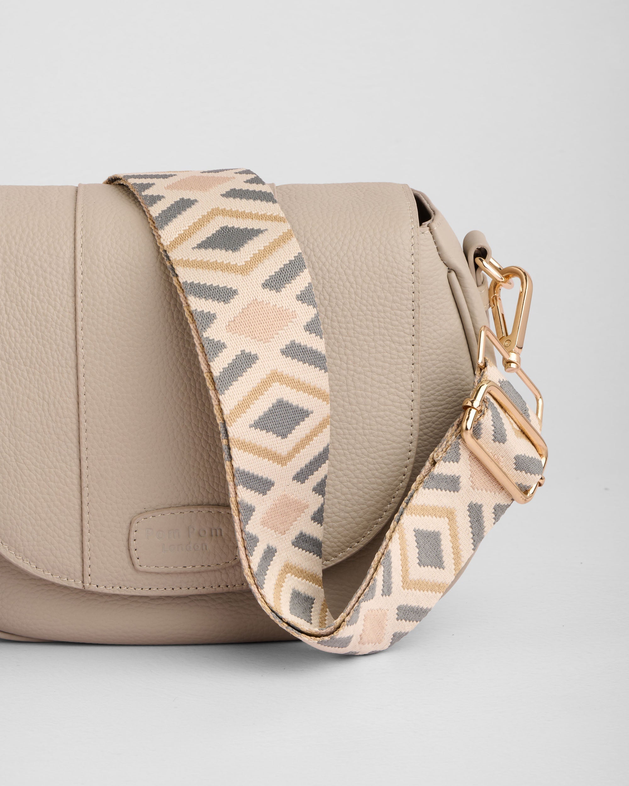 Pom Pom London Wilmington Bag Stone